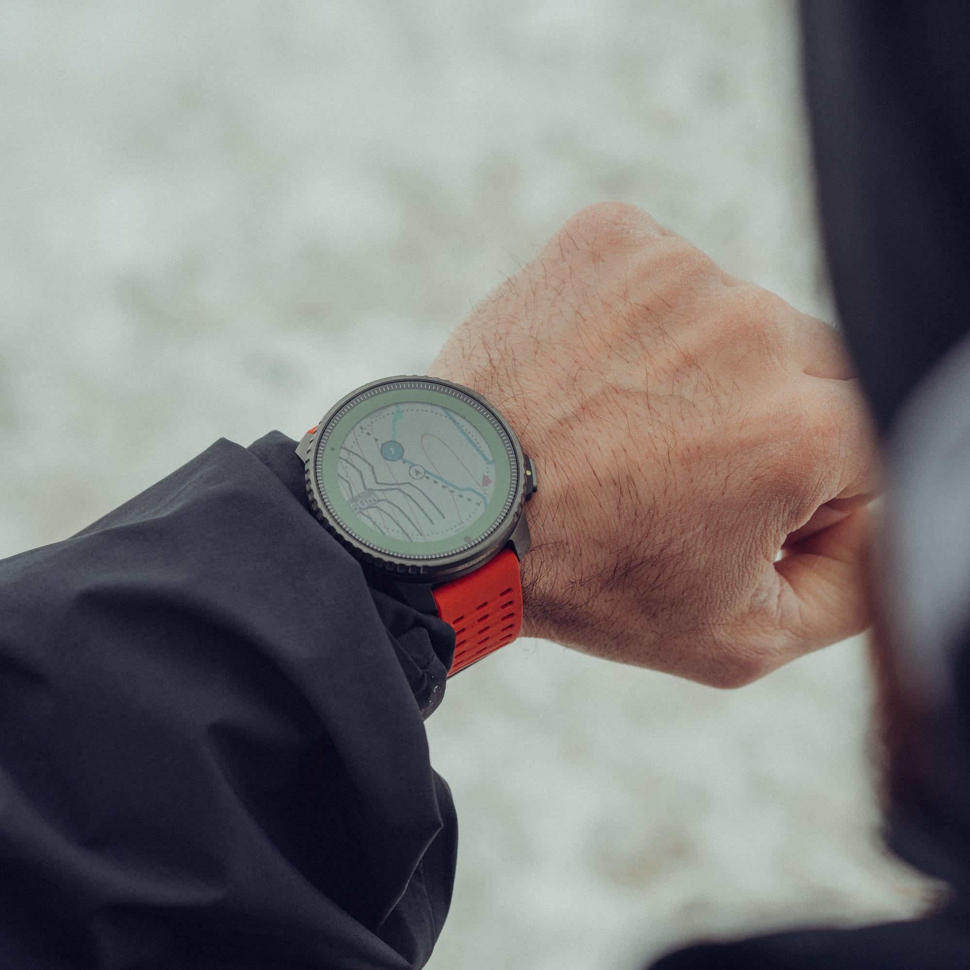 Suunto SS050861000 Vertical Titanium Digital Smart Watch