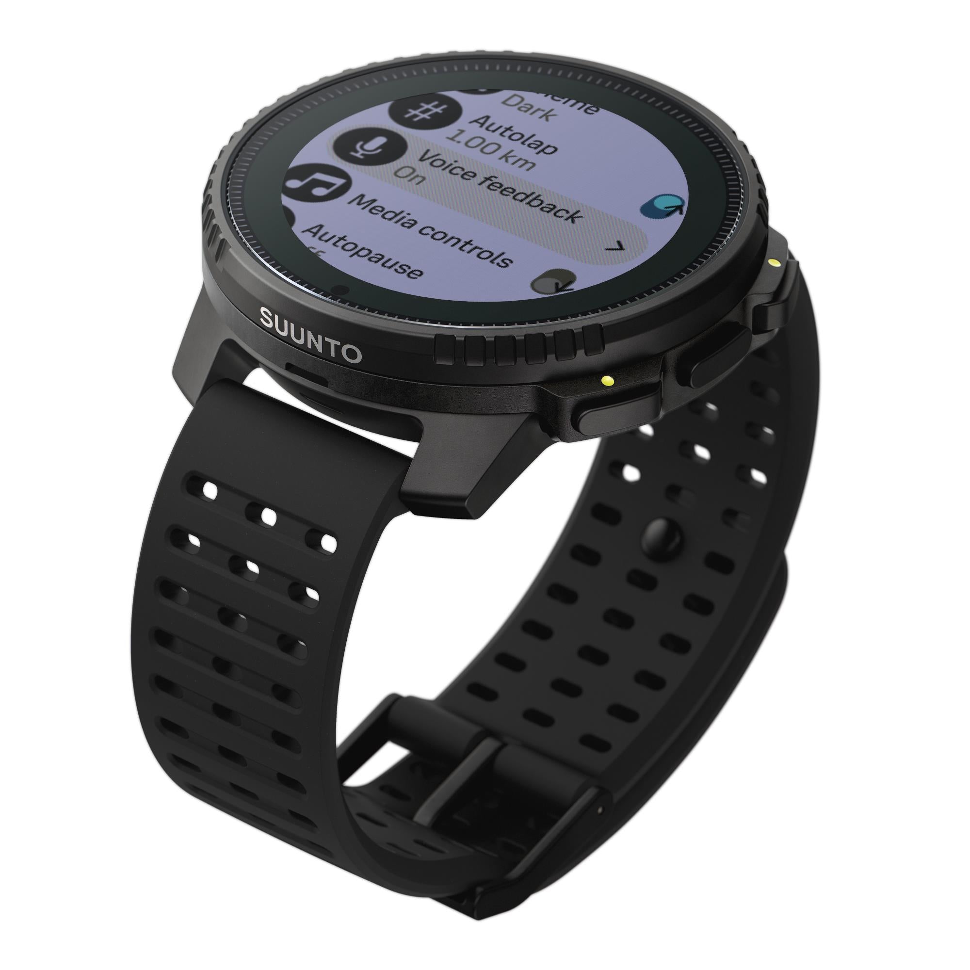 Suunto SS050978000 Vertical Solar All Black Digital Smart Watch