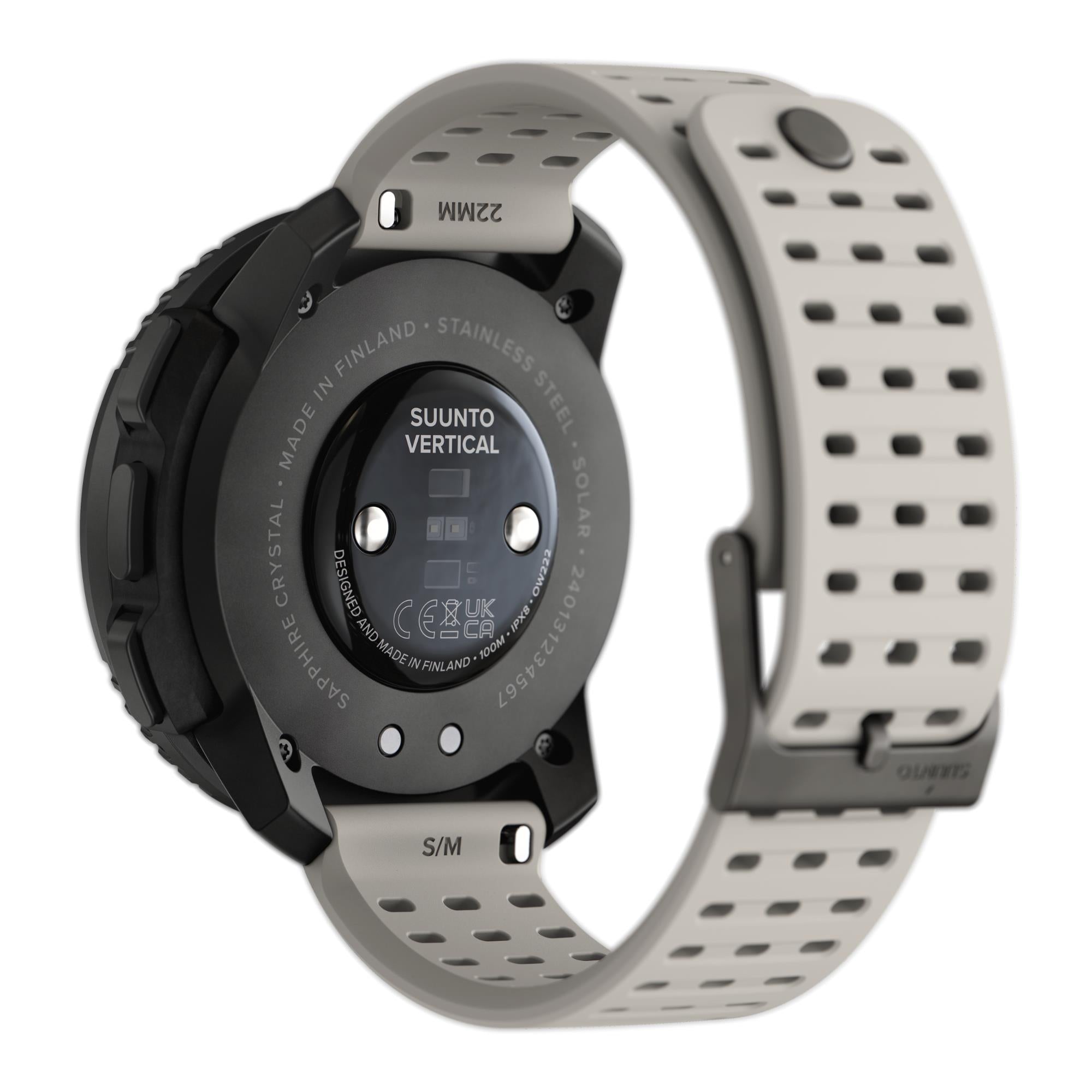 Suunto SS050986000 Vertical Steel Digital Smart Watch