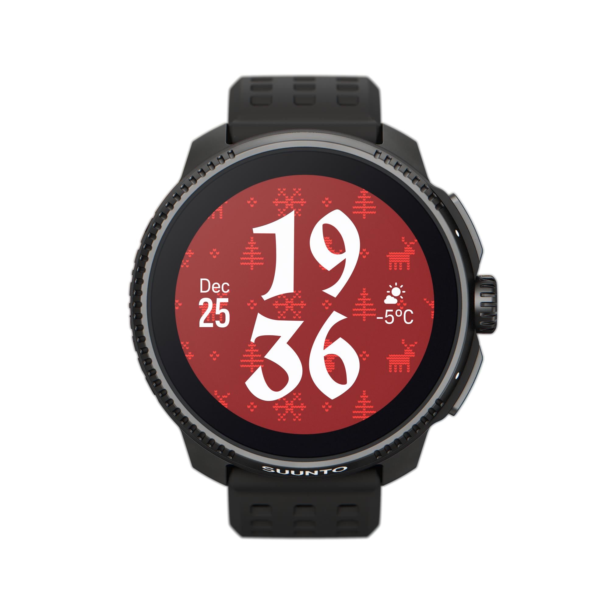 Suunto Race All Black Digital Silicone Smart Watch SS050929000