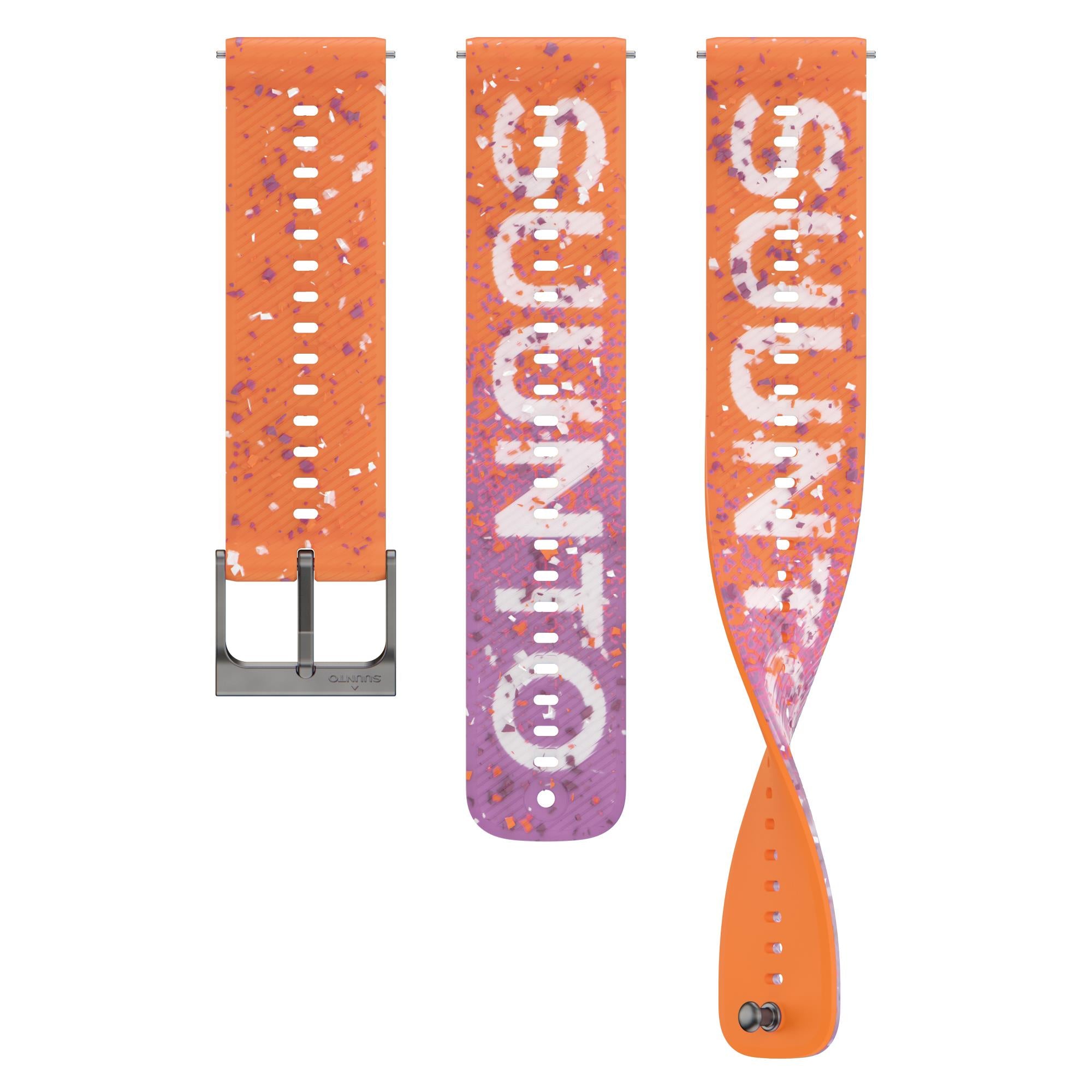 Suunto SS051071000 Athletic Power Orange 6 Silicone Watch Strap