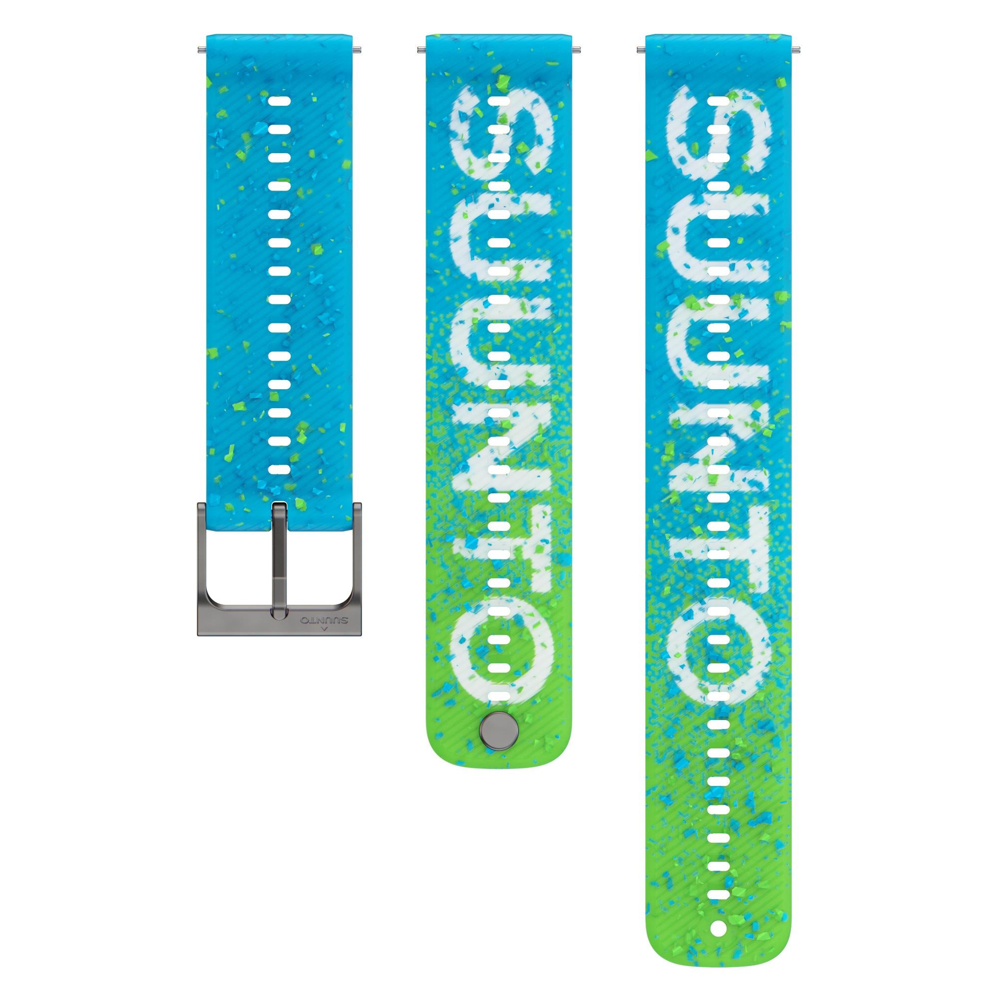 Suunto SS051070000 Athletic Power Blue 6 Silicone Watch Strap