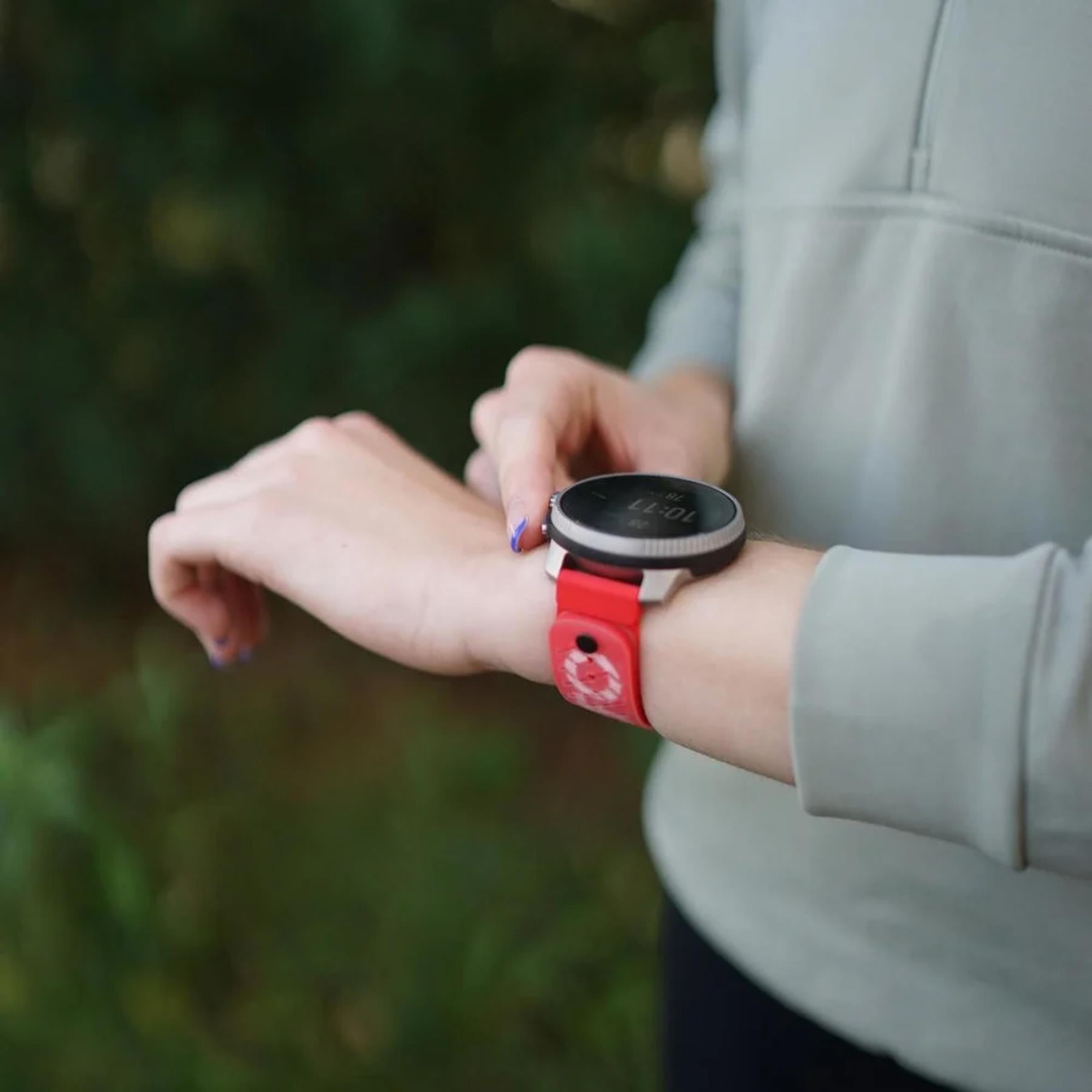 Suunto SS050962000 Athletic Lava Red 5 Silicone Watch Strap