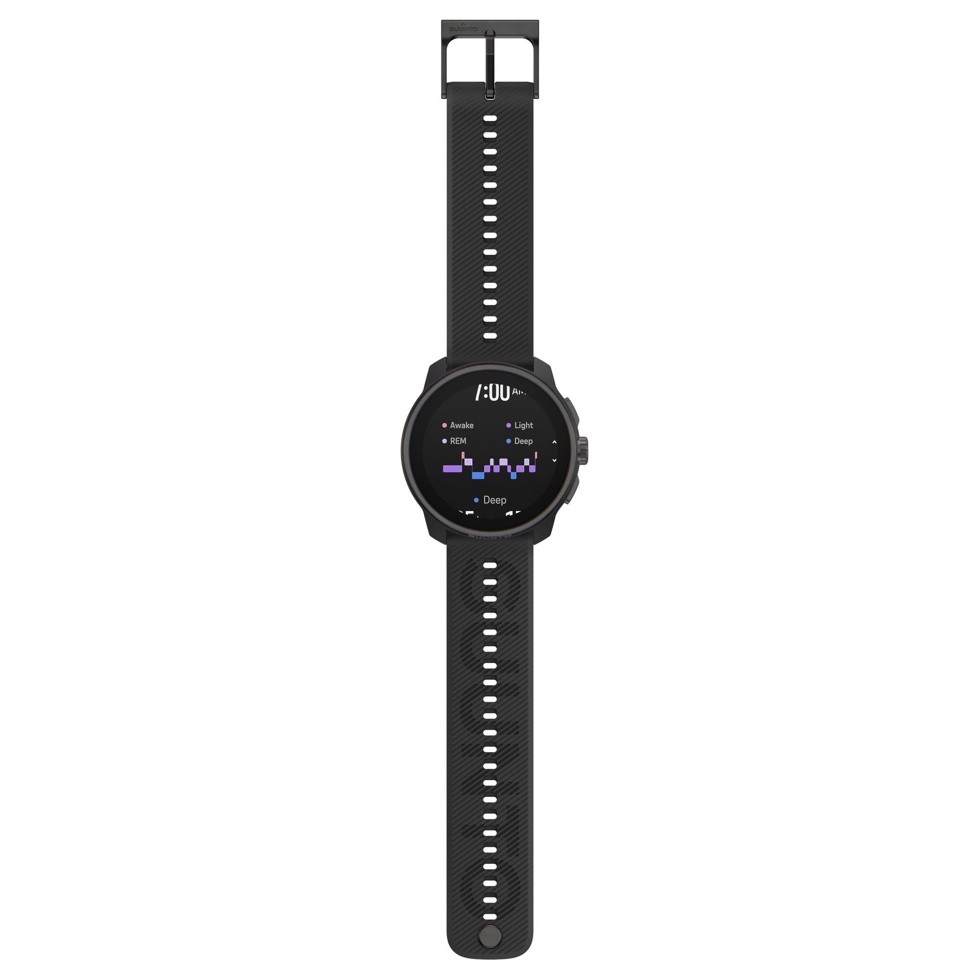 Suunto Race S All Black AMOLED Digital Silikon Smart Fitness Uhr SS051013000