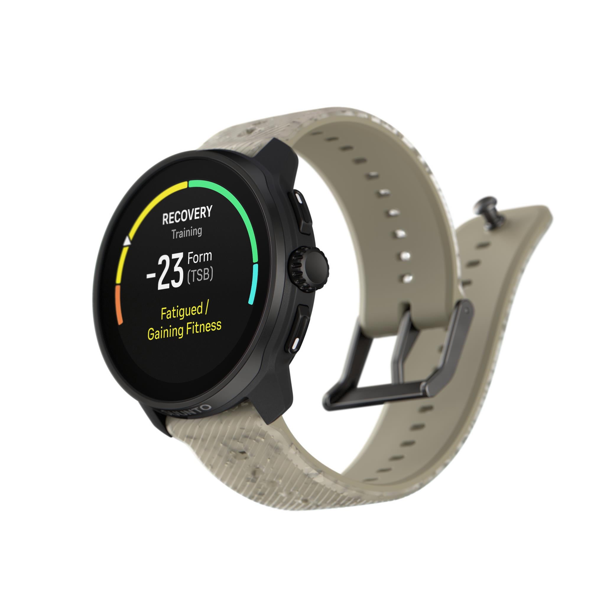 Suunto Race S Grave Gray AMOLED Digital Silicone Strap Smart Fitness Watch SS051014000