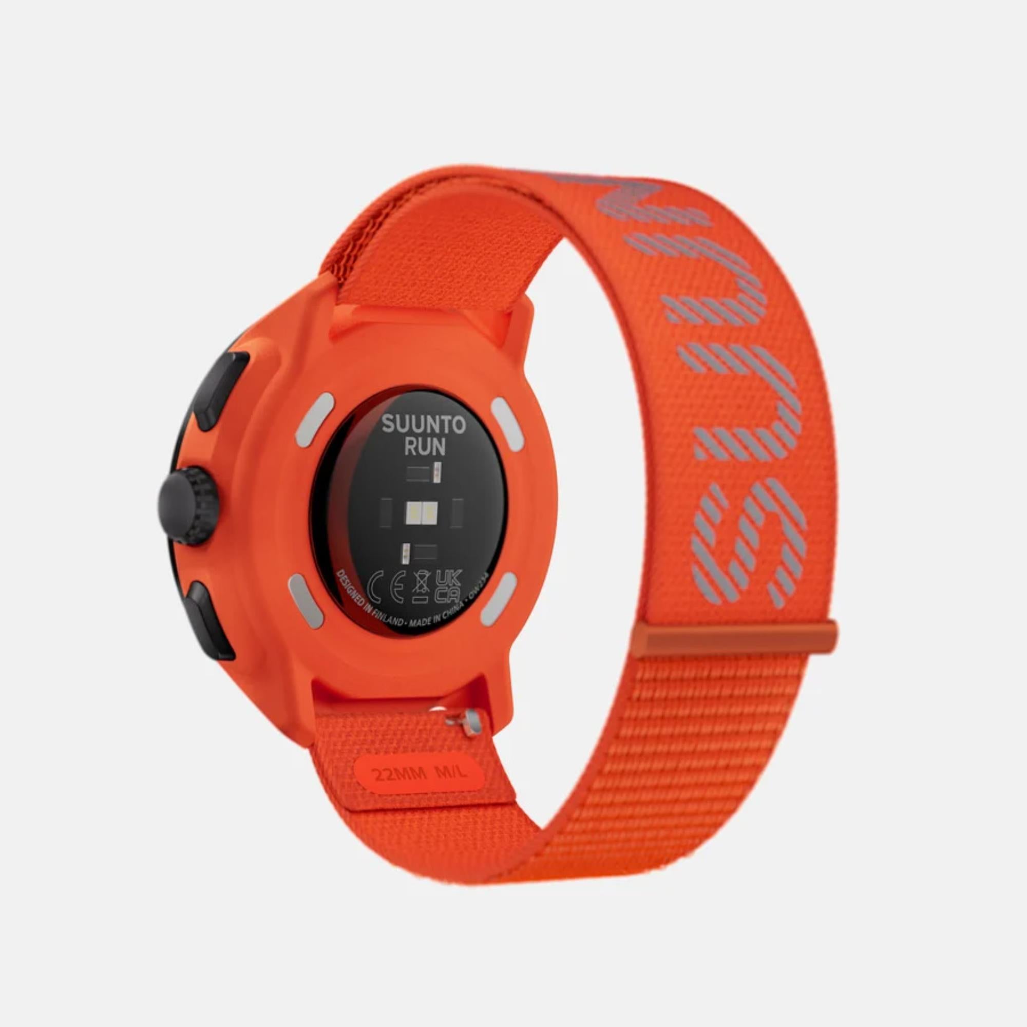 Suunto Run Coral Orange AMOLED Digital Textil Riemen Smart Fitness Uhr SS051112000