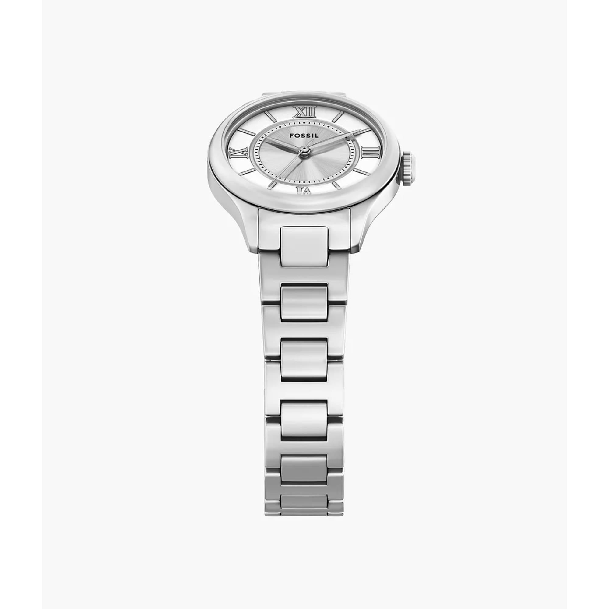 Fossil Gilmore 28mm Silver Dial Steel Ladies Quartz Watch ES5419