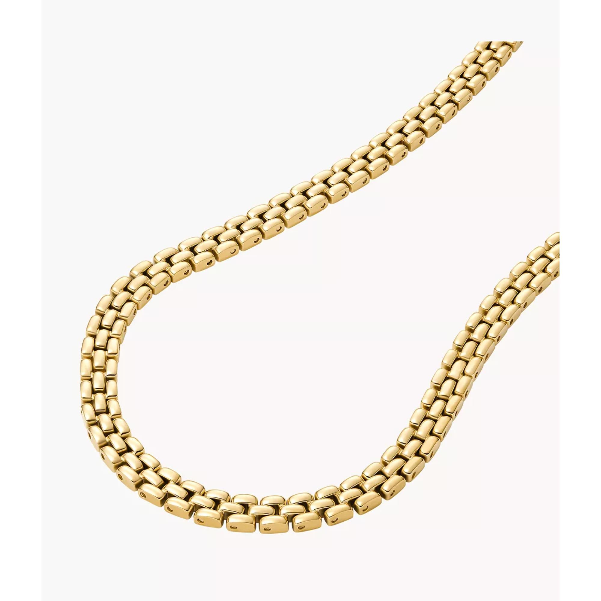 Fossil Arden Links Stainless Steel Chain Necklace JF04900710
