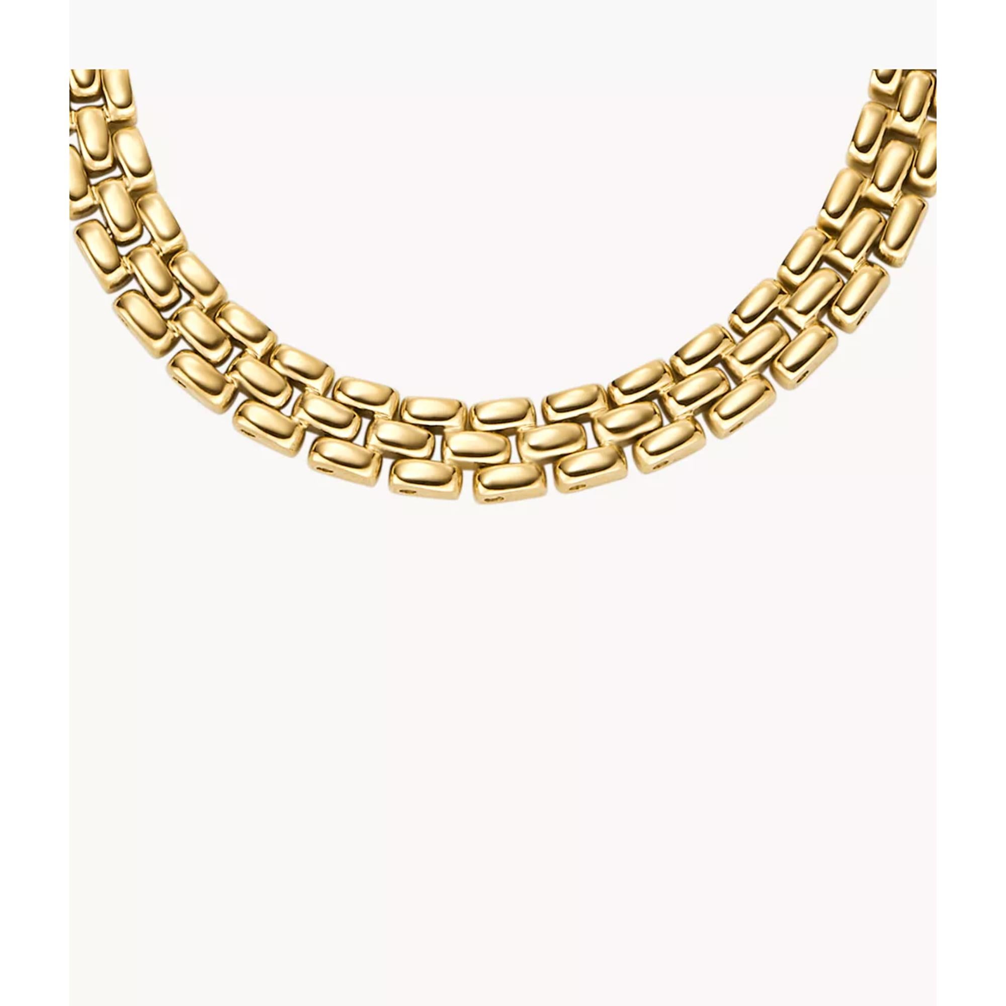 Fossil Arden Links Stainless Steel Chain Necklace JF04900710