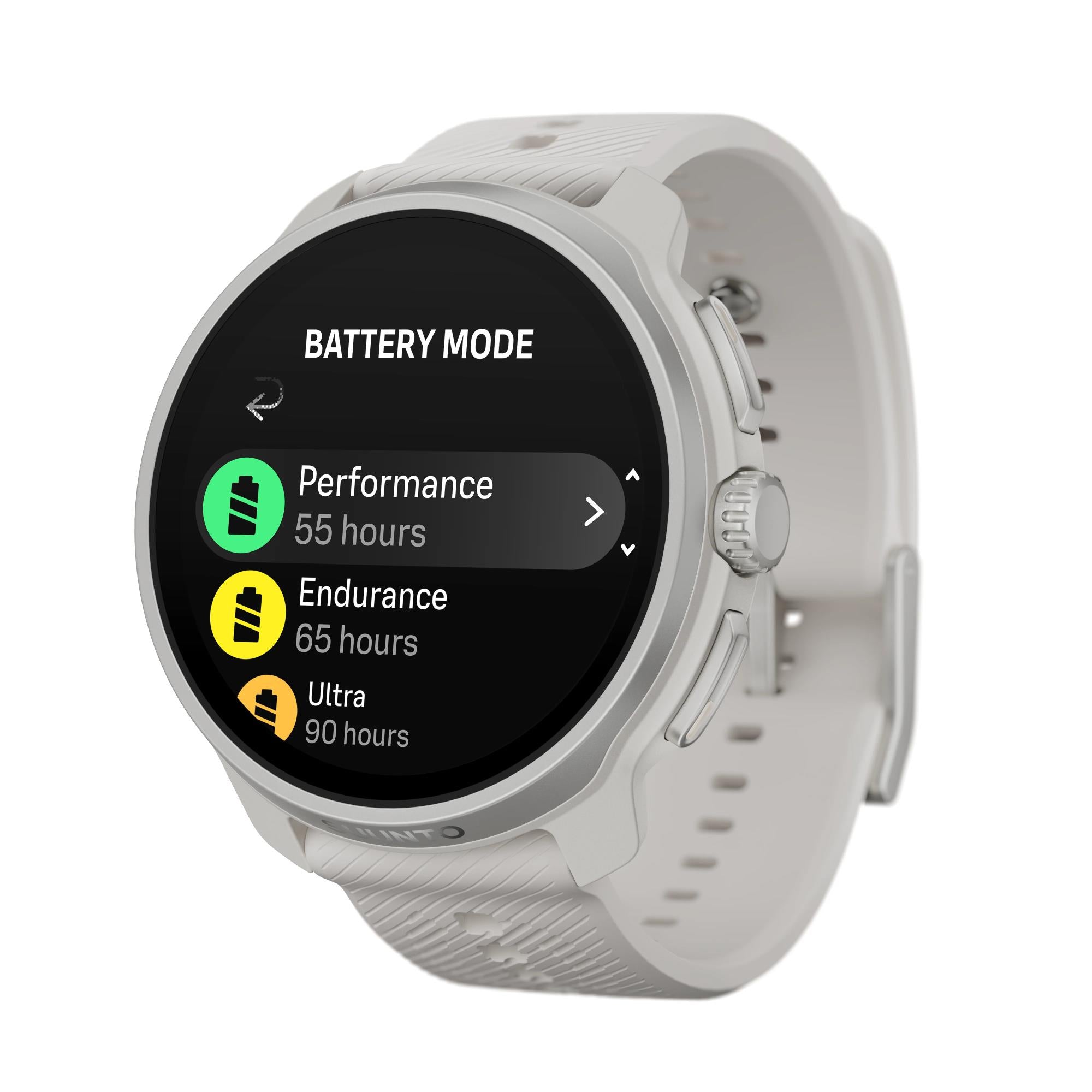Suunto Race 2 Feather Gray AMOLED Digital Silikonarmband Smart Fitness Uhr SS051201000