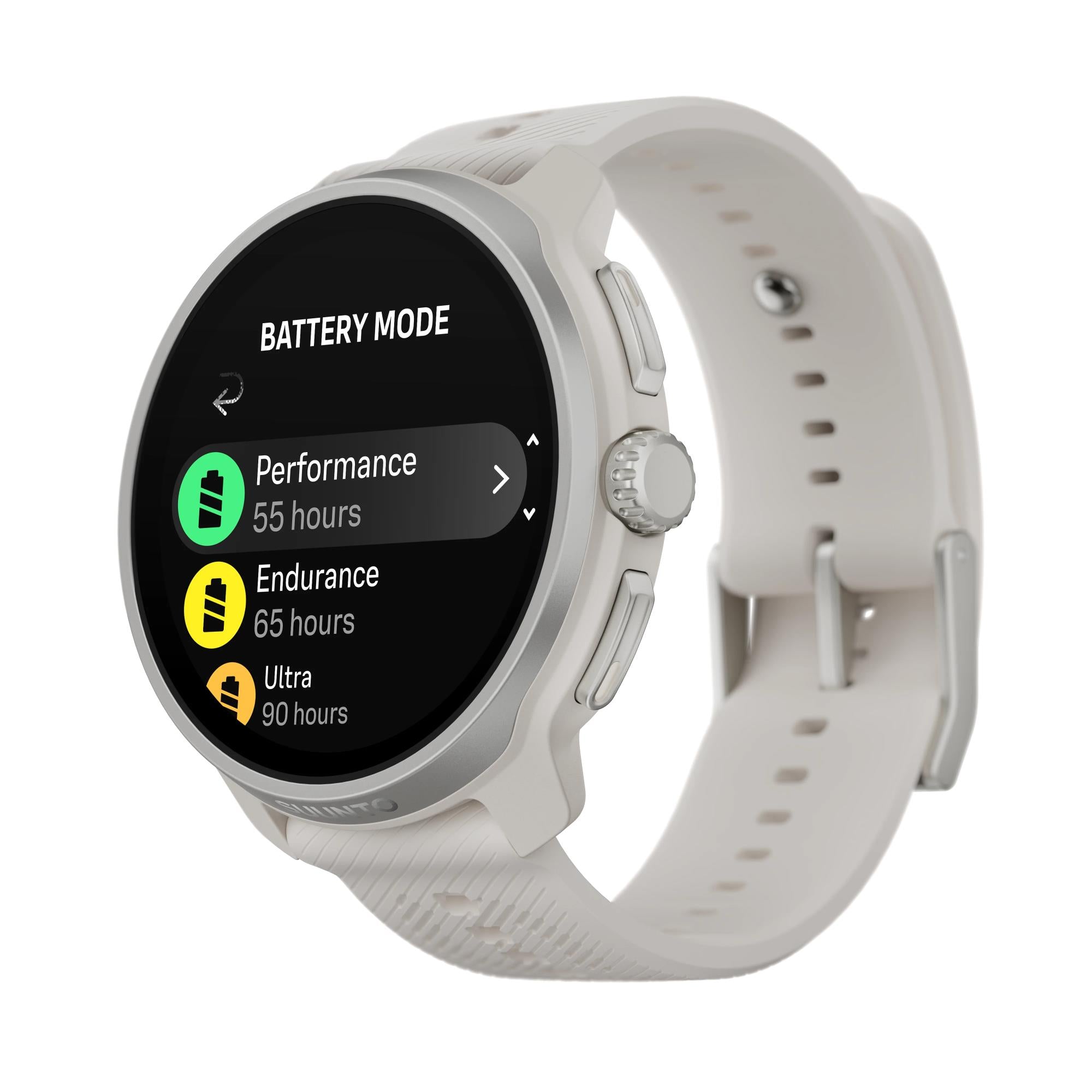 Suunto Race 2 Feather Gray AMOLED Digital Silikonarmband Smart Fitness Uhr SS051201000