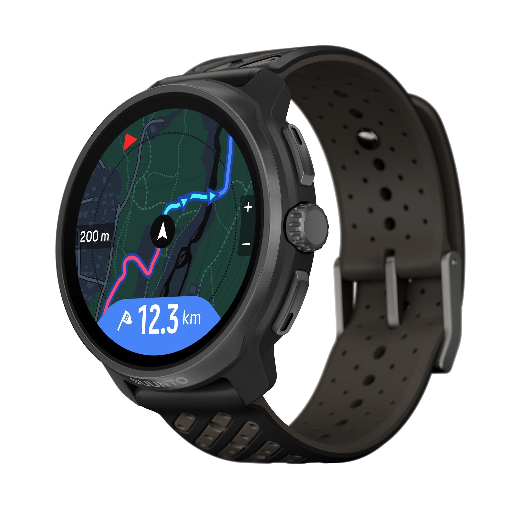 Suunto SS051202000 Race 2 Titanium Black AMOLED Digital Smart Watch