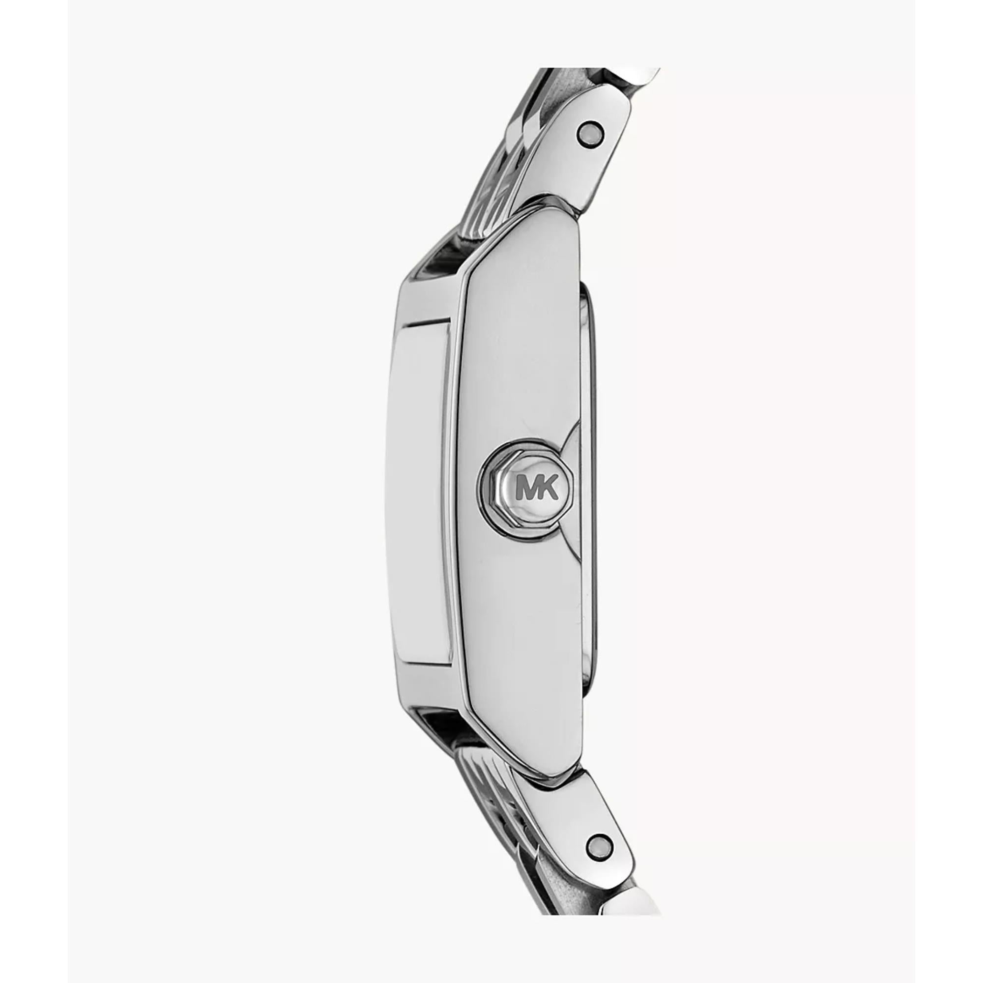 Michael Kors Georgie Quarz Silber Zifferblatt Stahlarmband Damen Uhr MK4933