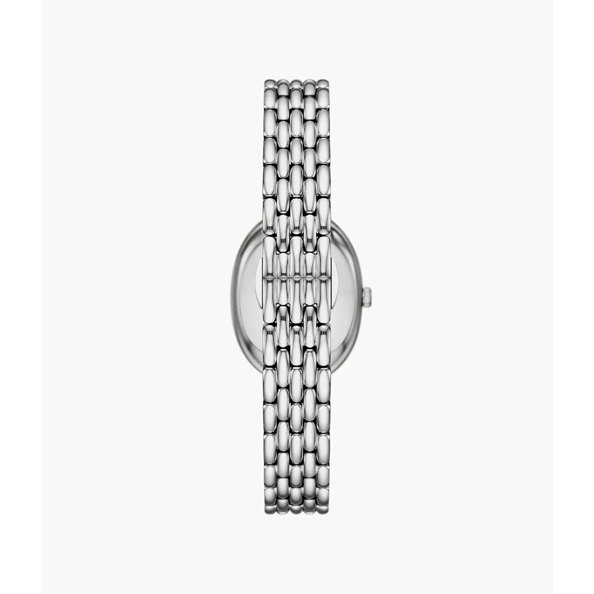 Emporio Armani Ophelia 34mm Perlmutt Zifferblatt Stahl Damen Quarz Uhr AR11706