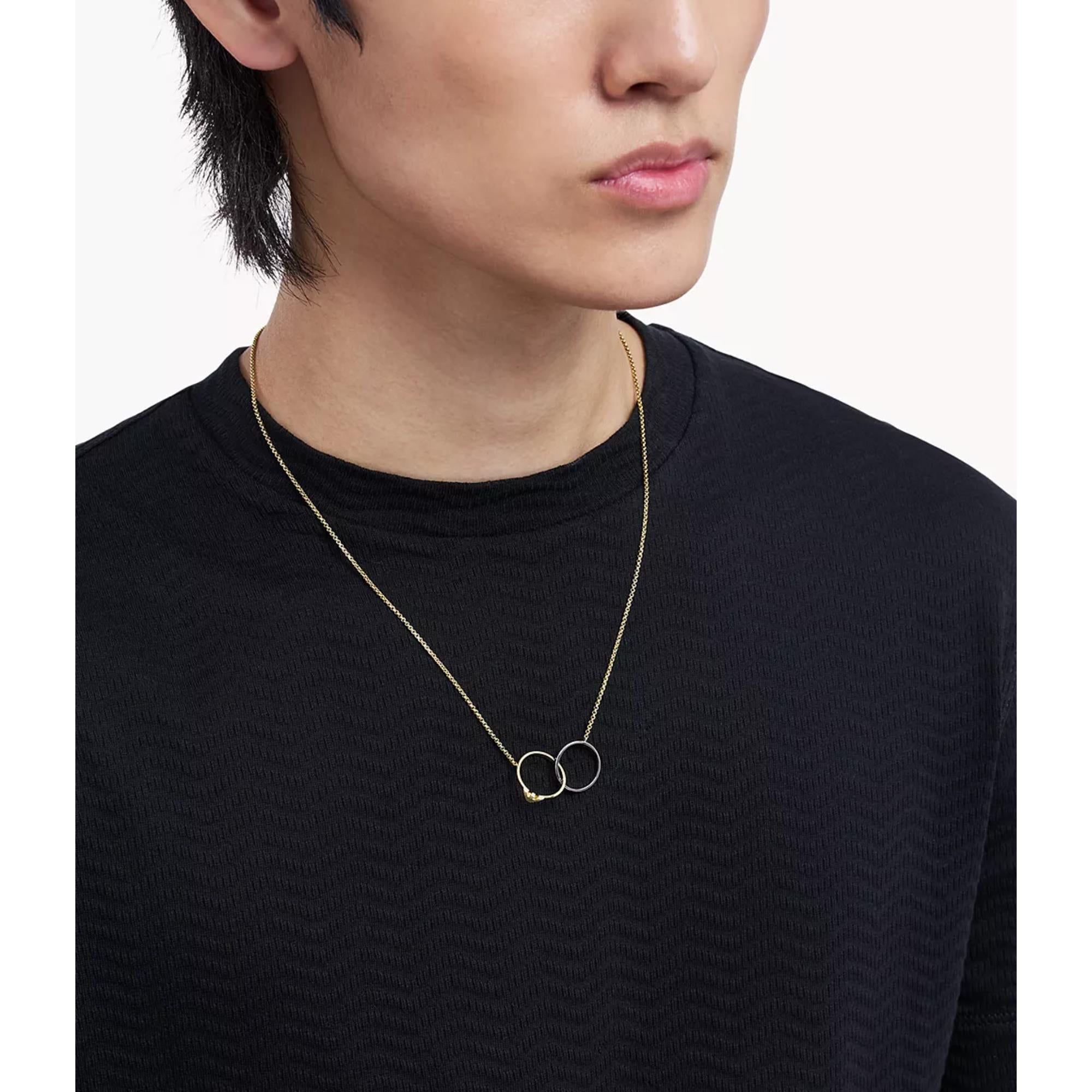 Emporio Armani Stainless Steel Pendant Men's Necklace EGS3231710