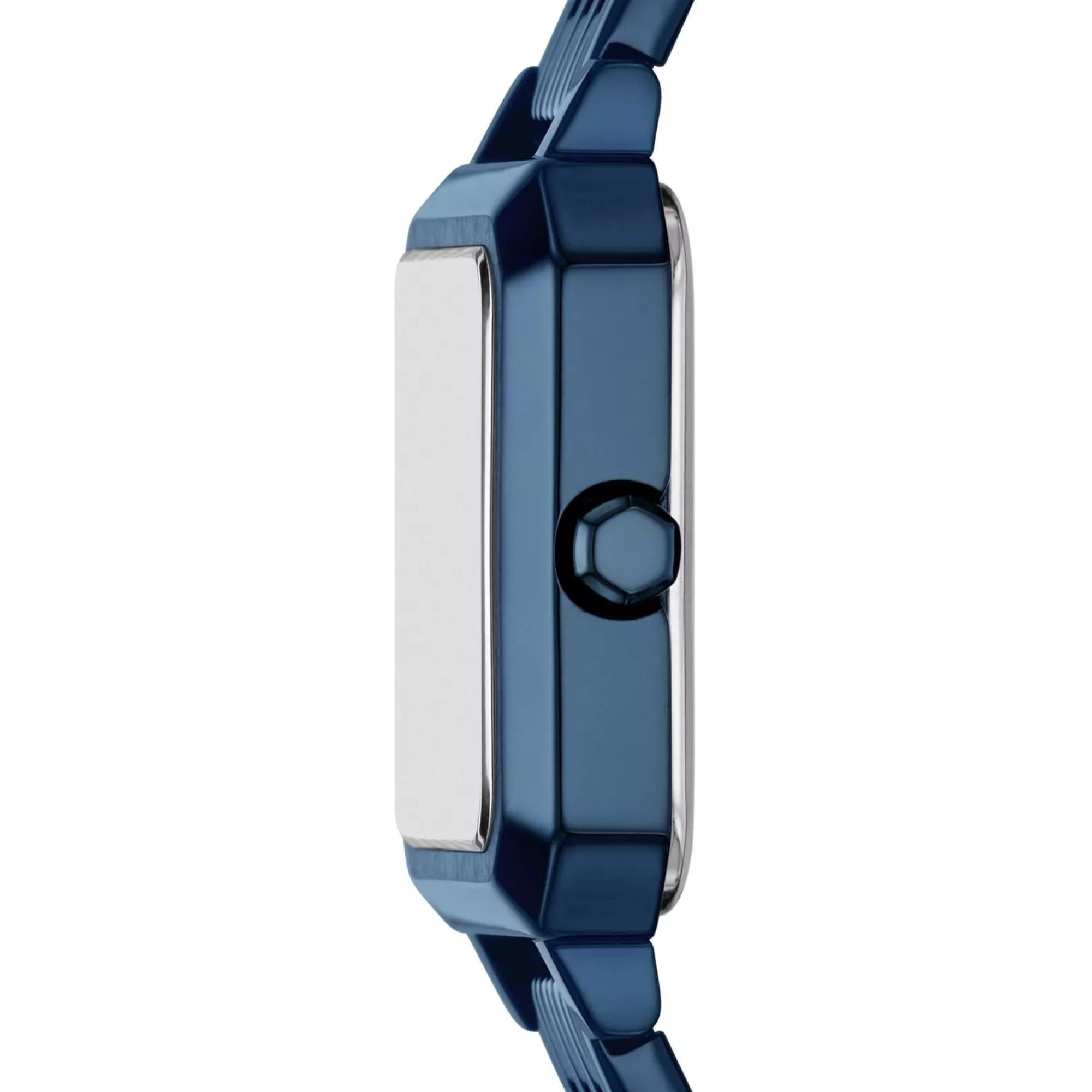 Armani Exchange Leila 27mm Blue Dial Steel Ladies Quartz Watch AX5730