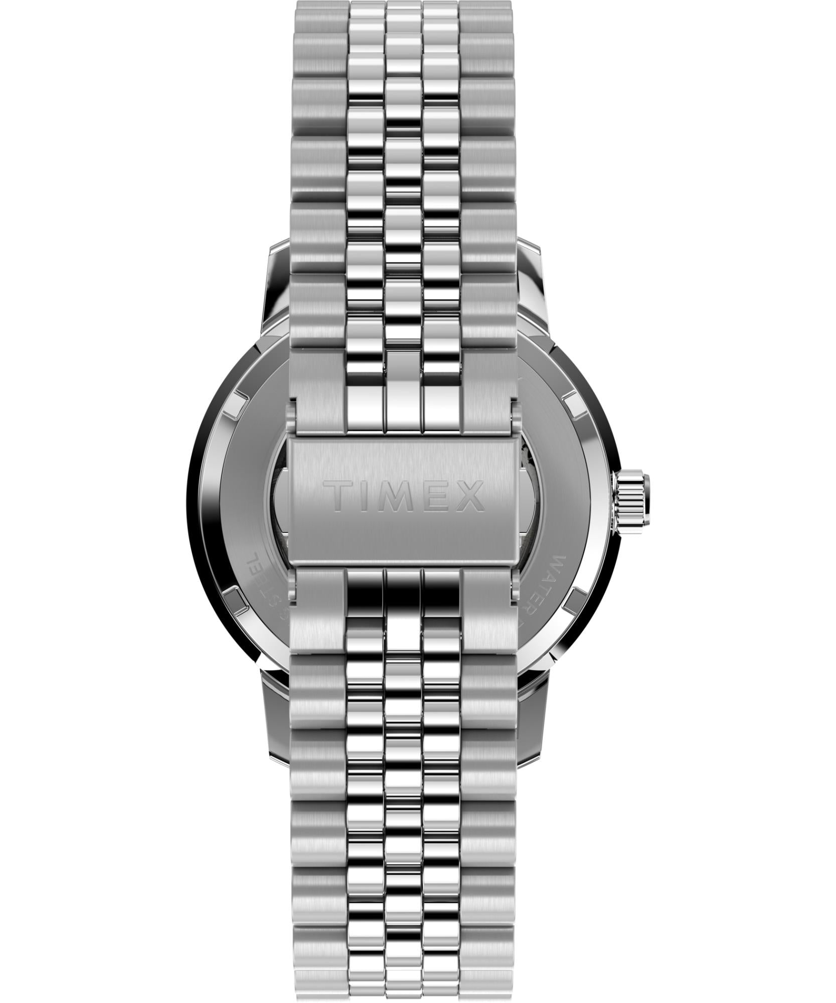Timex Peanuts 40mm Silver Dial Steel Mens Automatic Watch TW2Y45000