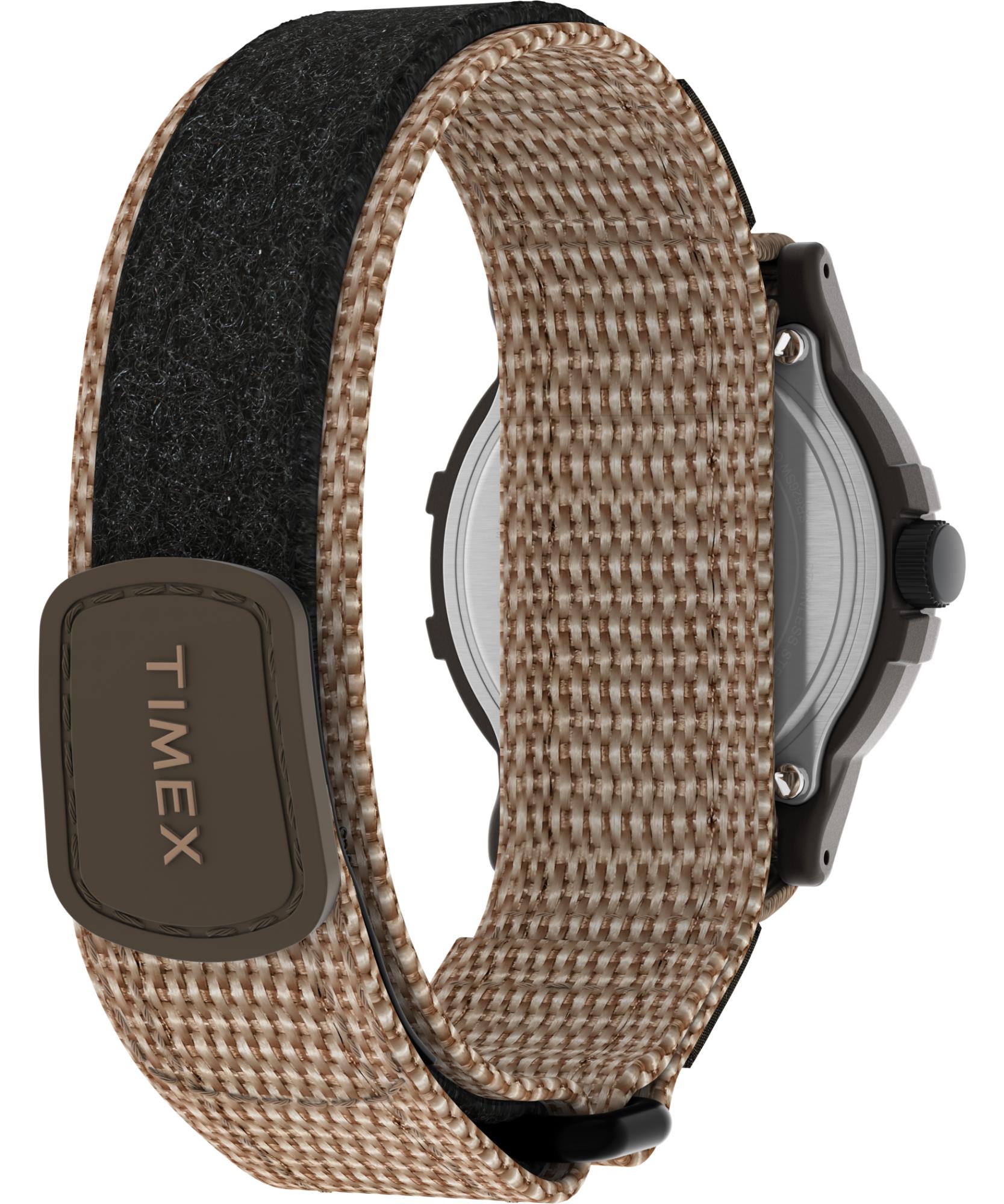 Timex Peanuts 38mm Buntes Zifferblatt Stoff Herren Quarz Uhr TW4B34900