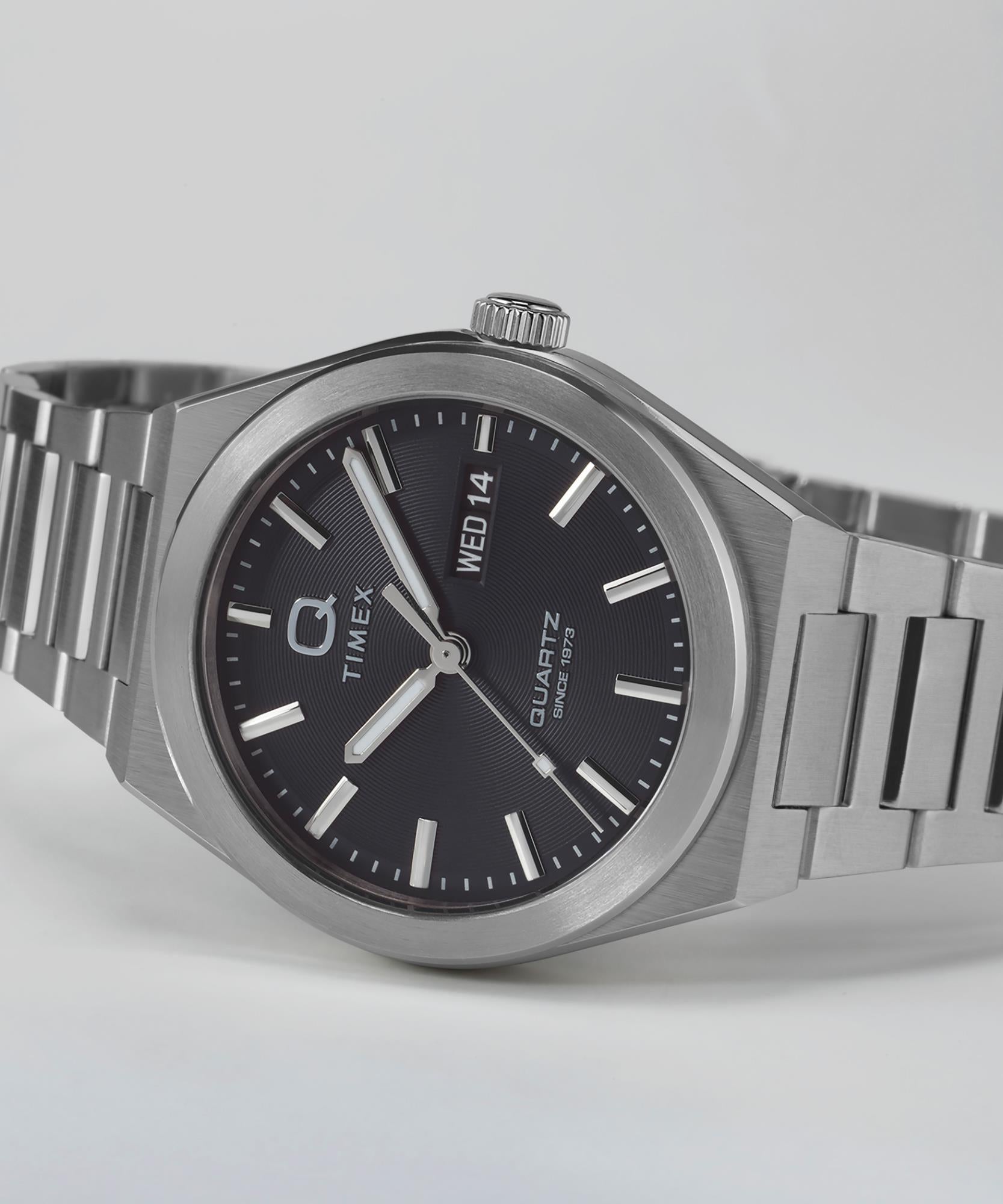 Timex Q Continental Quartz Black Dial Men's Watch TW2Y25000