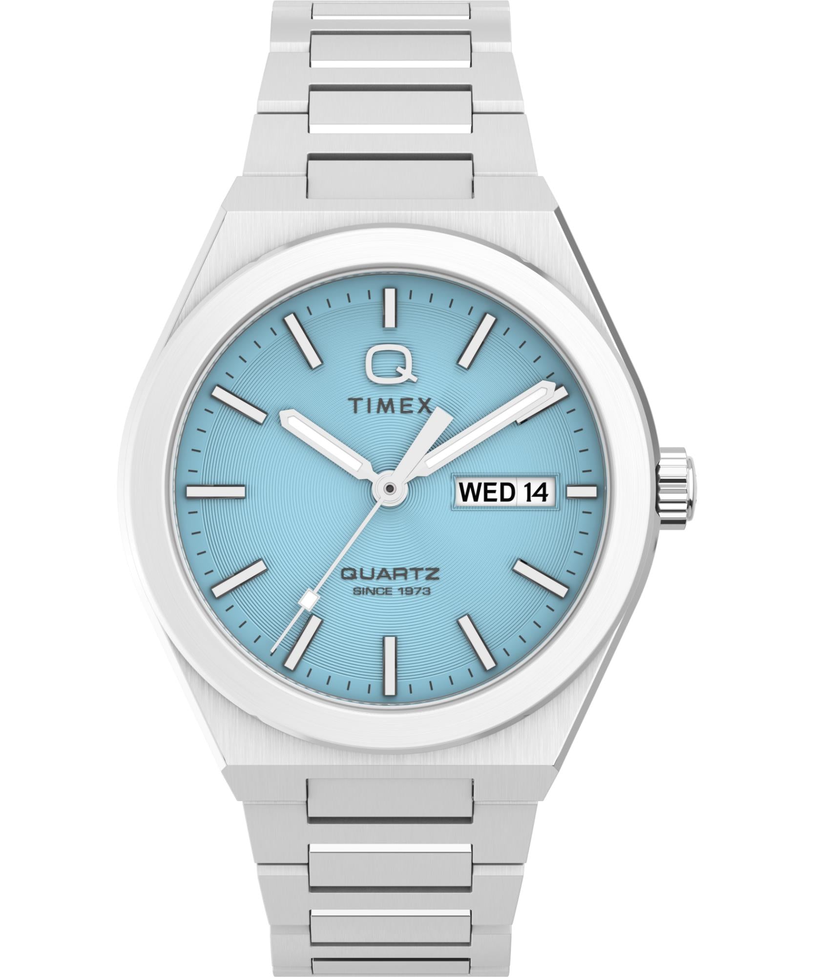 Timex Q Continental Quartz Blue Dial Men's Watch TW2Y35200