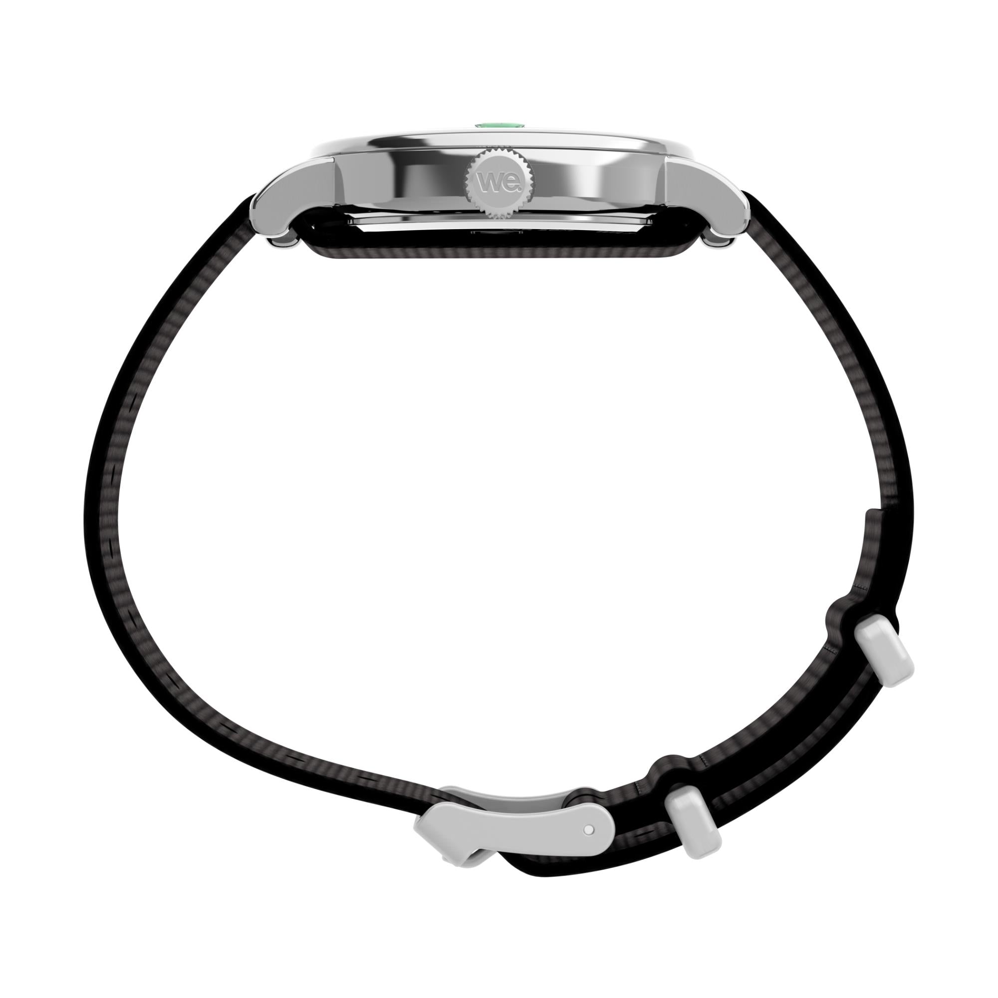 Timex Lab X Monopoly Quarz Hellgrünes Zifferblatt Textilarmband Uhr TW2Y47000