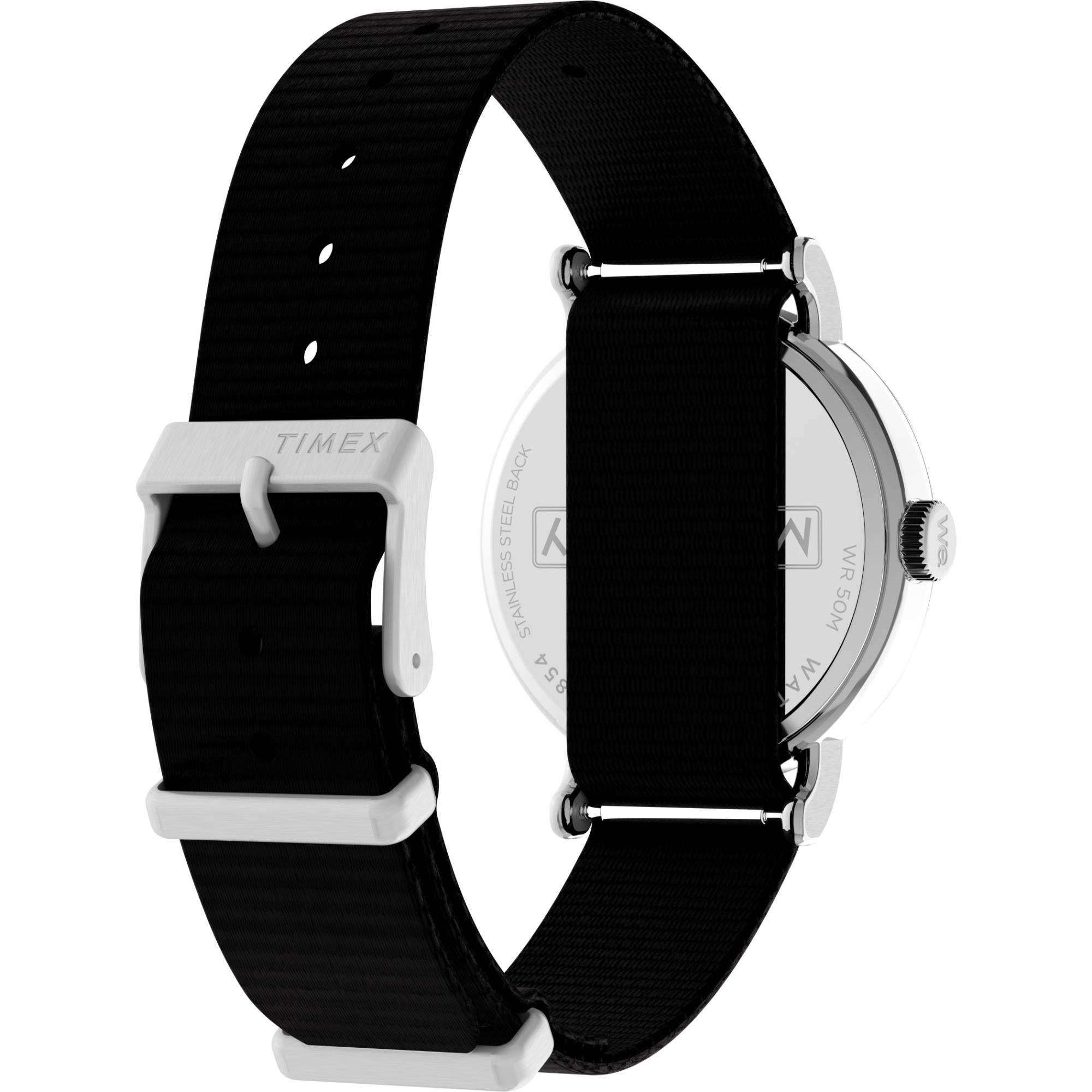 Timex Lab X Monopoly Quarz Hellgrünes Zifferblatt Textilarmband Uhr TW2Y47000