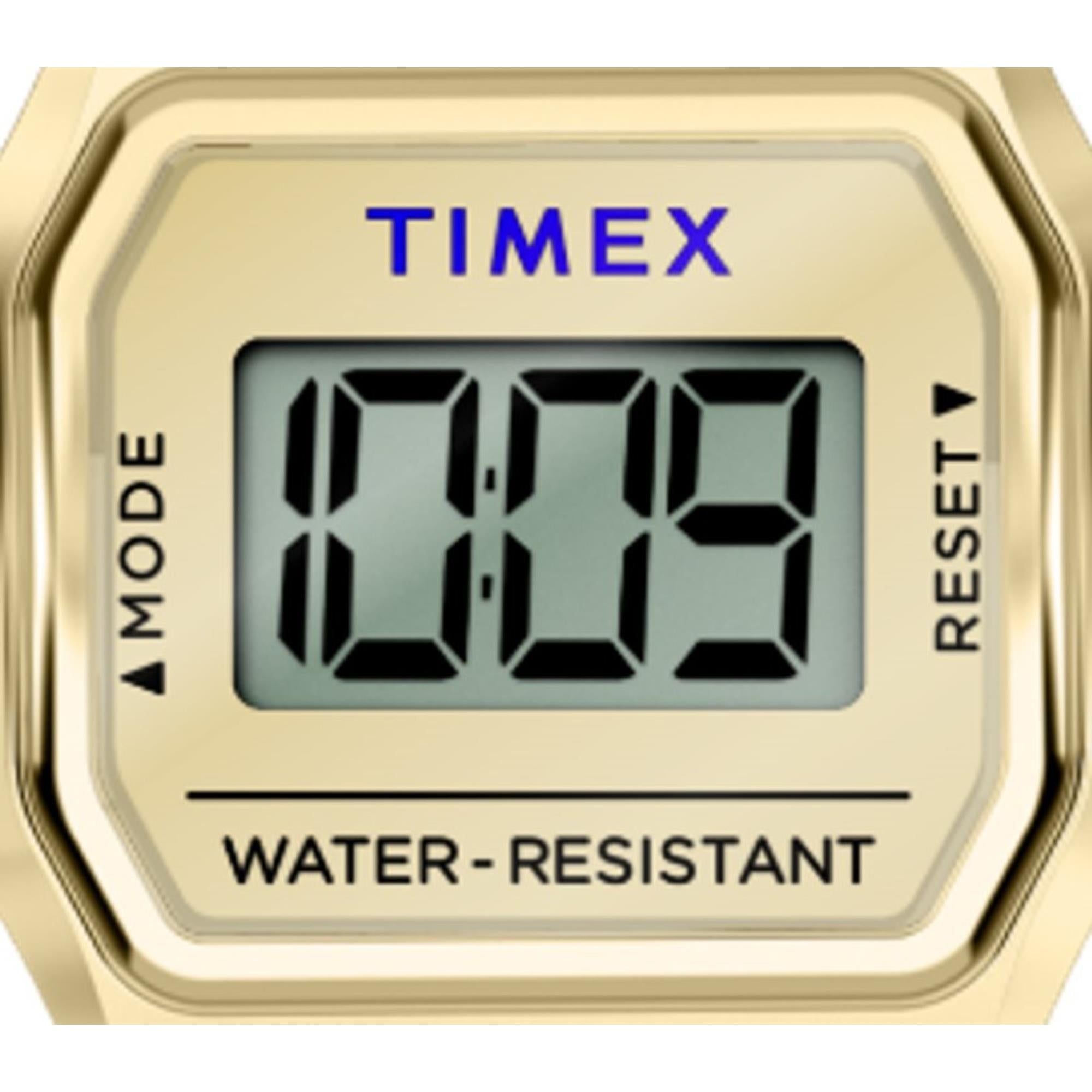 Timex T80 Teeny Tiny Quarz Digitale Stahlarmband Damen Uhr TW2Y46600