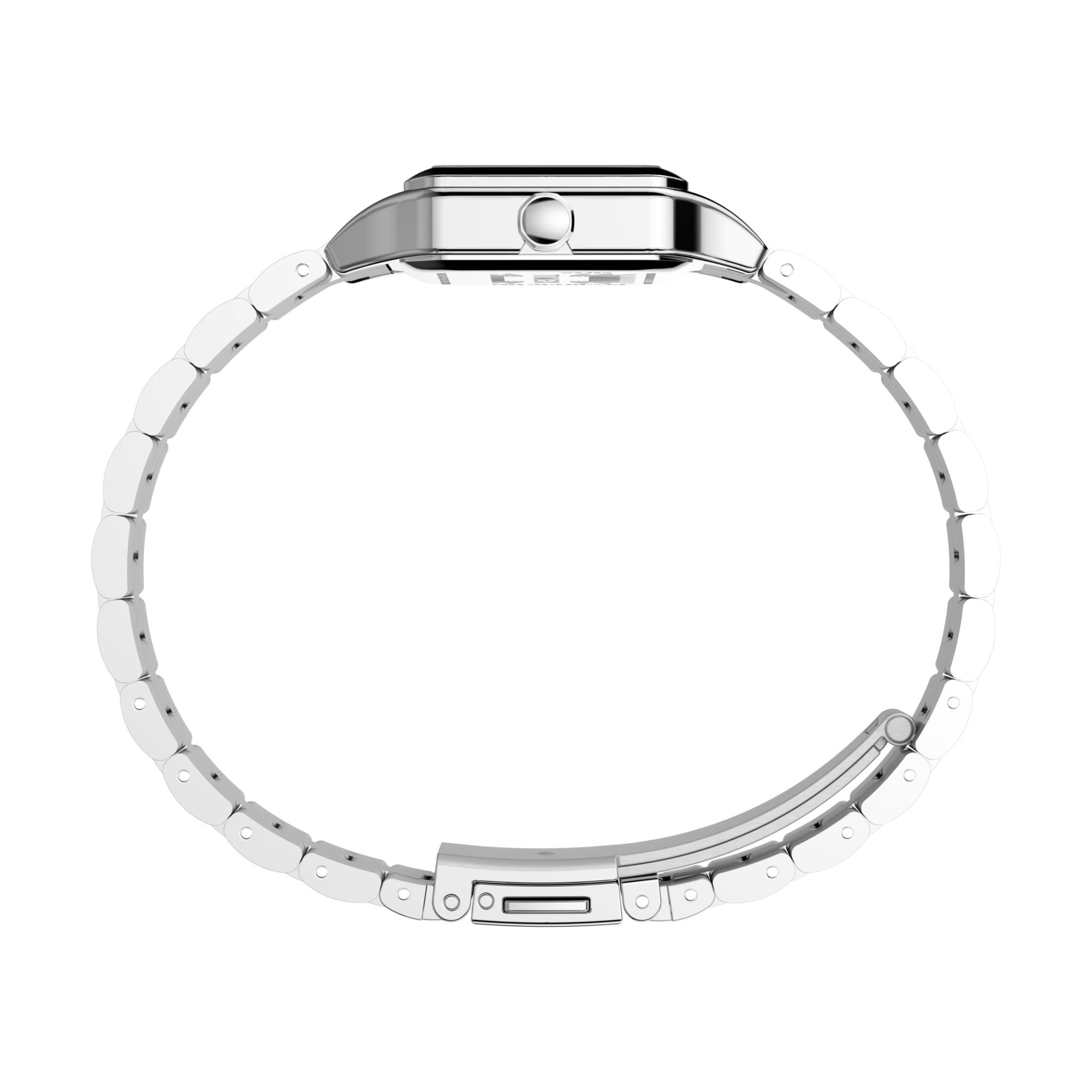Timex Trend 23mm Silbernes Zifferblatt Stahl Damen Quarz Uhr TW2Y23800