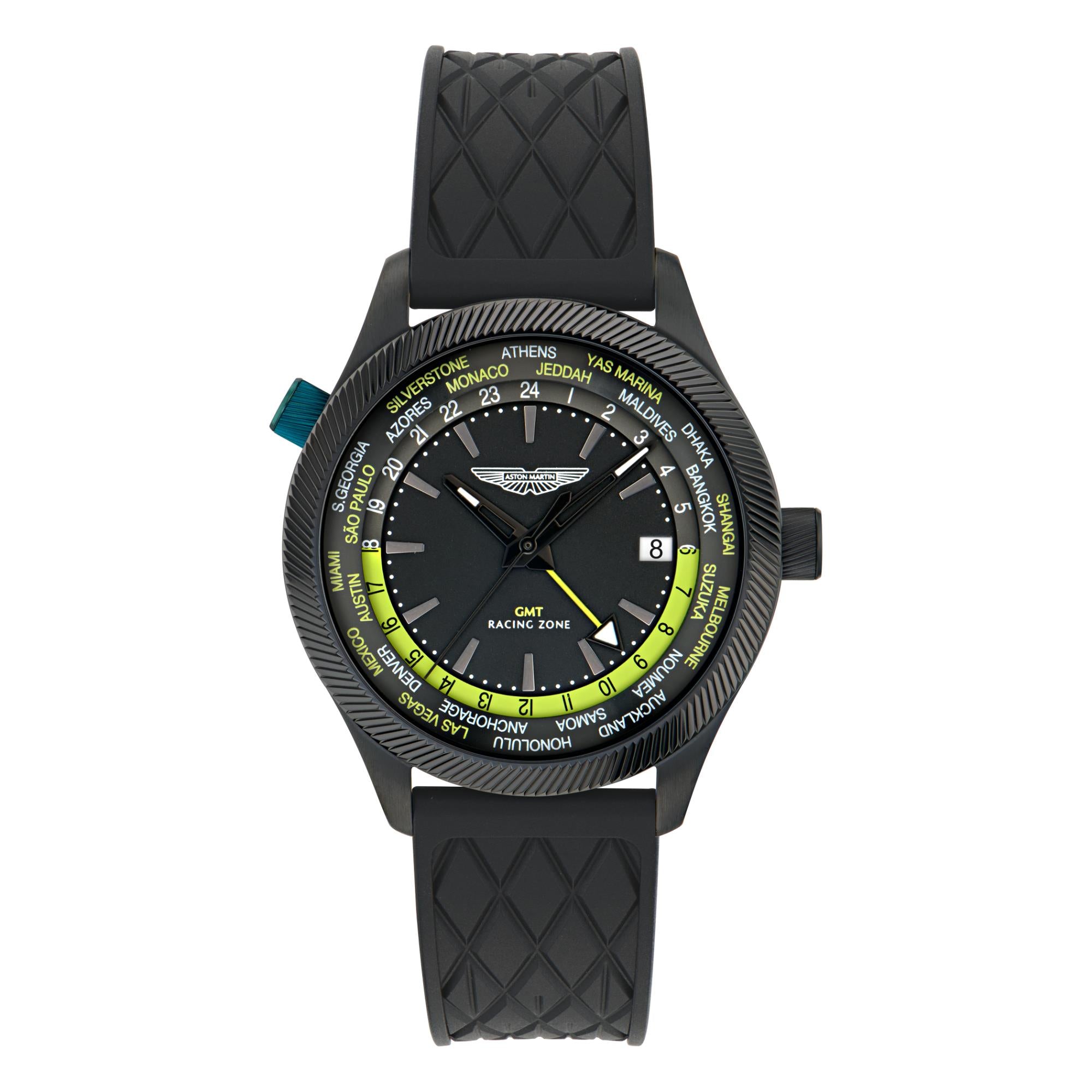 Aston Martin Quartz Black Dial RSST Bracelet Men's Watch MTIZ1F501