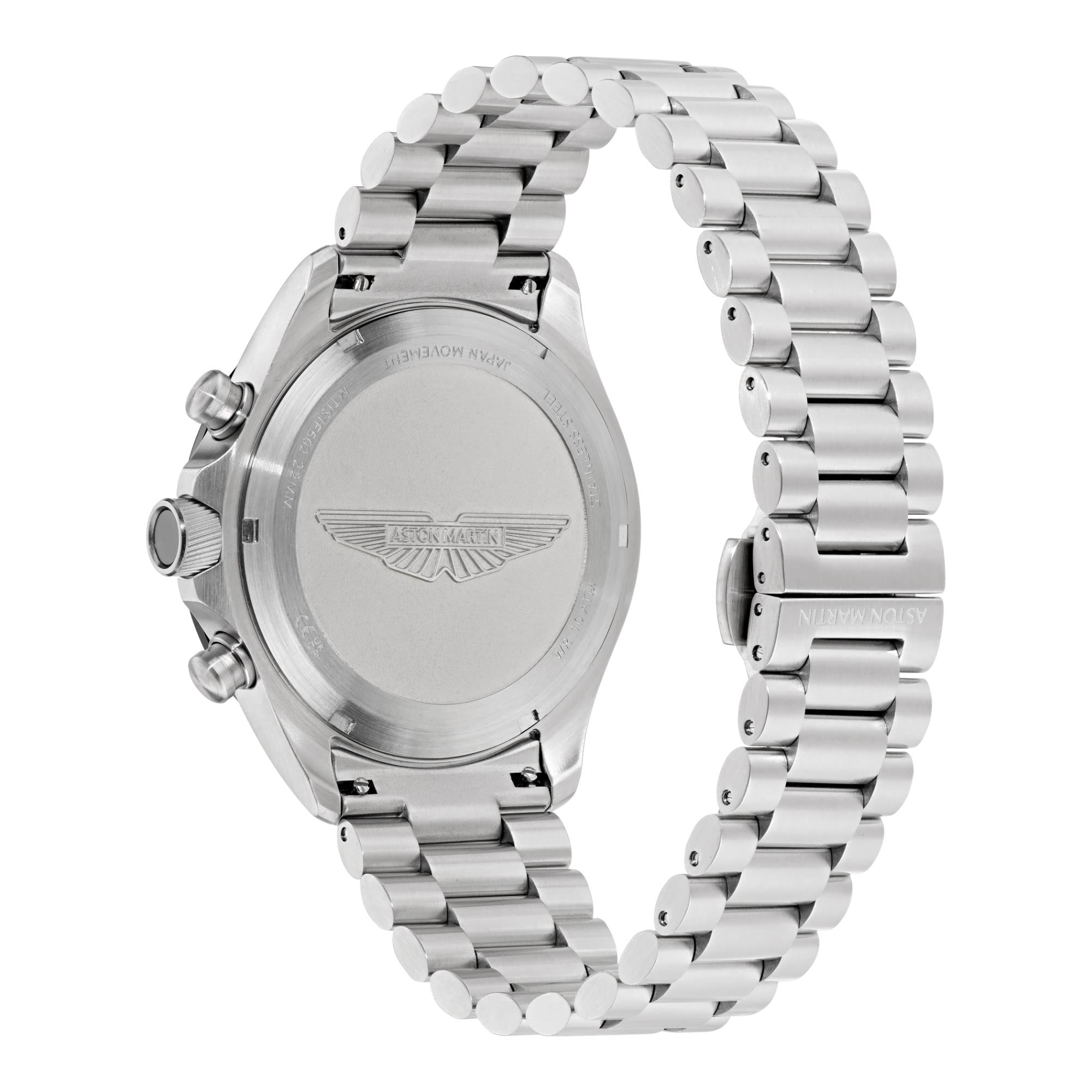 Aston Martin Quartz Chronograph Green Dial RSST Bracelet Men's Watch MTIS1F502