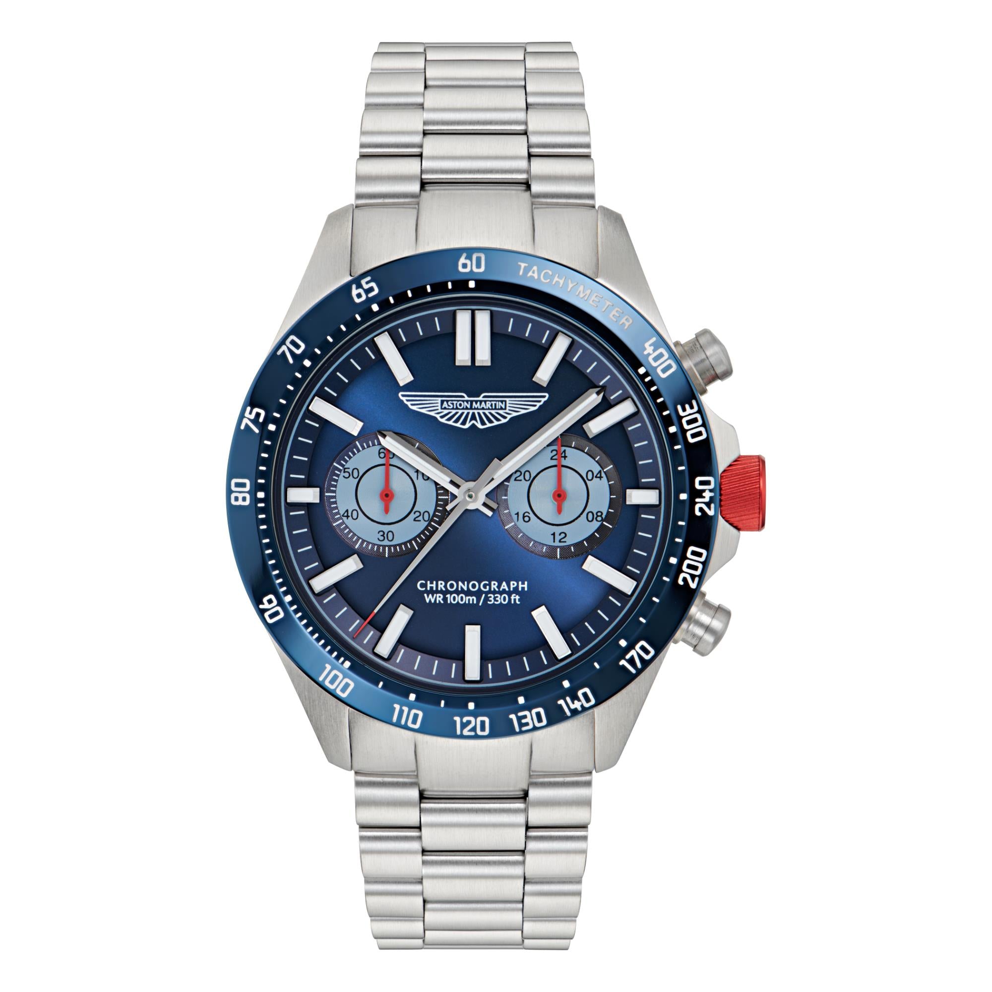 Aston Martin Quartz Chronograph Blue Dial RSST Bracelet Men's Watch MTIS1F503