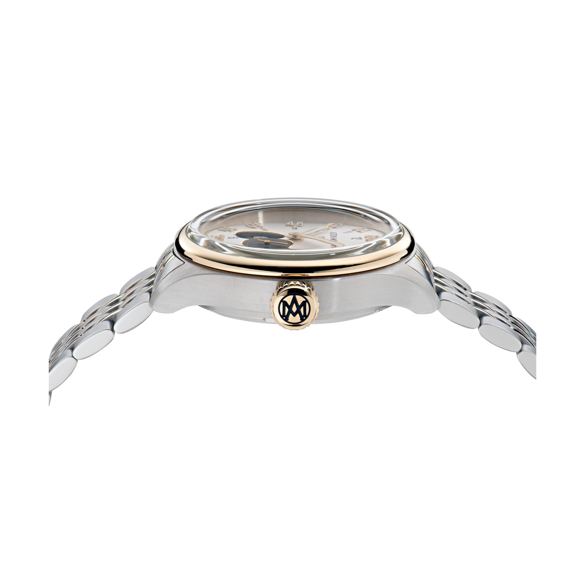 Aston Martin Automatic Silver Dial Two Tone RSST Bracelet Men's Watch MTTS1F503