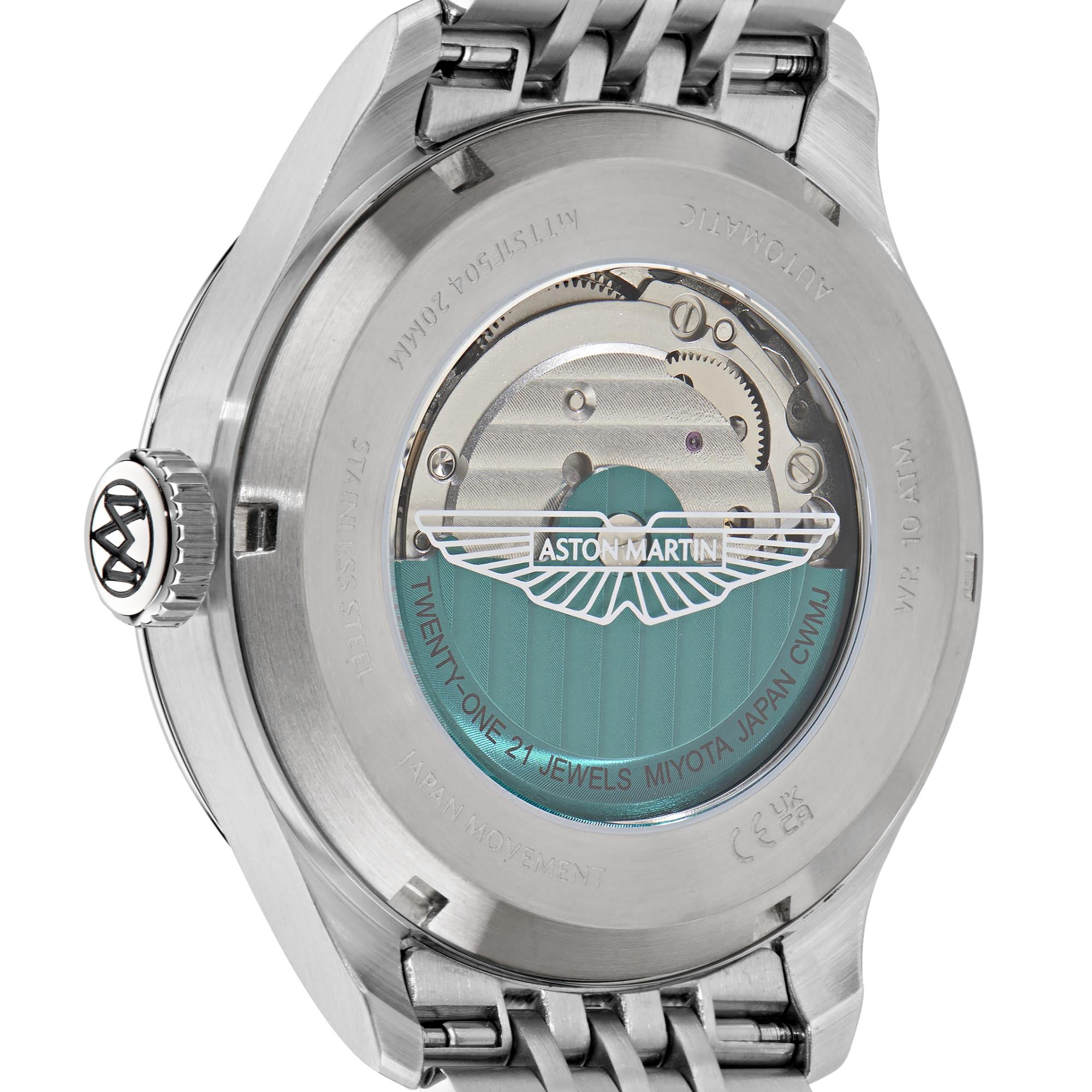 Aston Martin Automatic Green Dial RSST Bracelet Men's Watch MTTS1F504