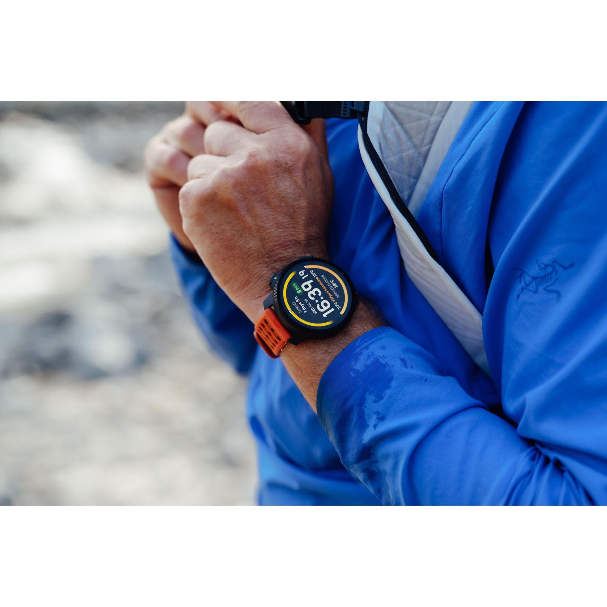 Suunto Vertical 2 Canyon AMOLED Digital Silicone Strap Smart Watch SS051206000