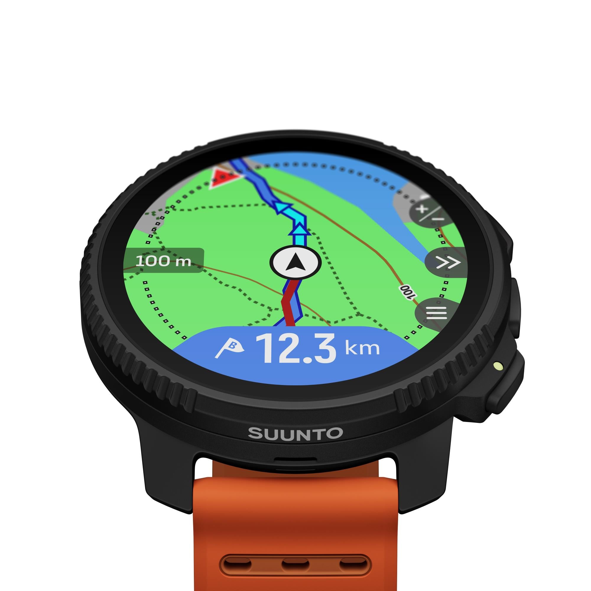Suunto Vertical 2 Canyon AMOLED Digital Silicone Strap Smart Watch SS051206000