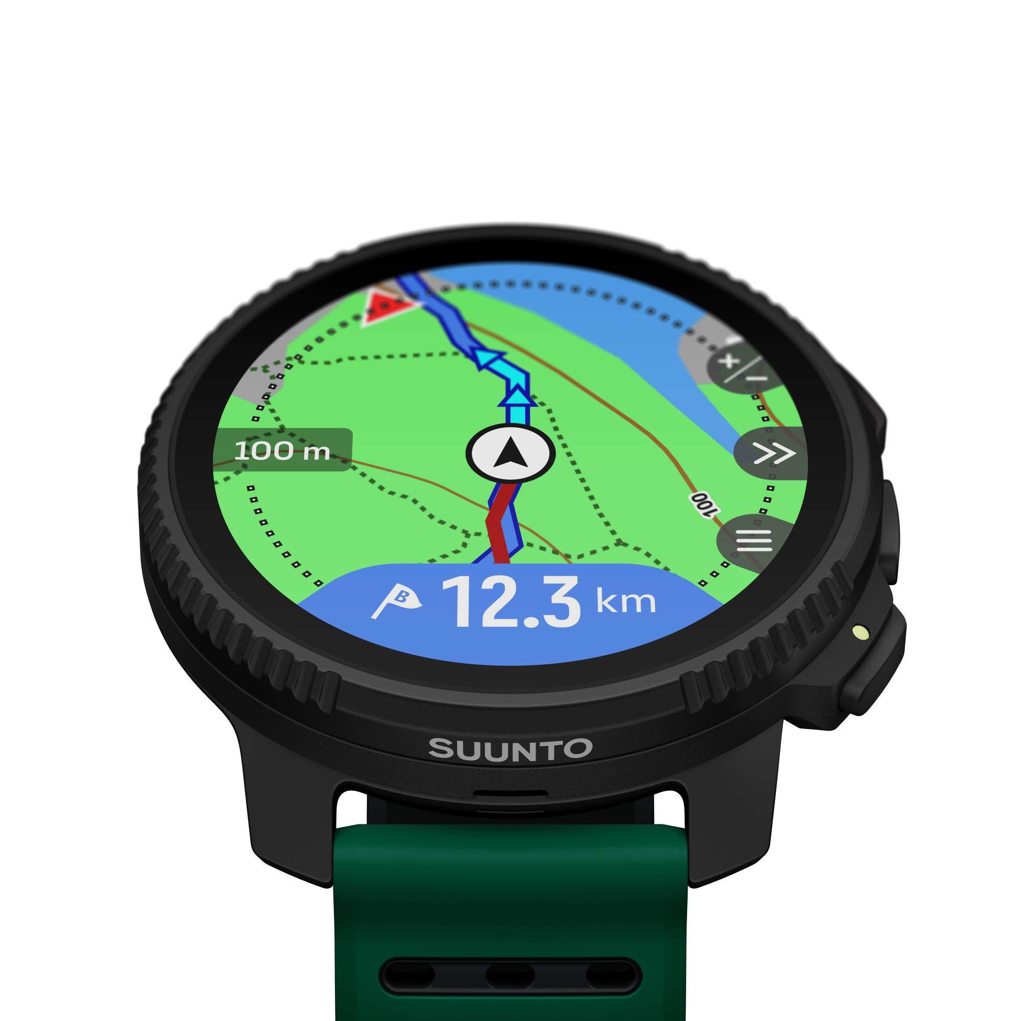 Suunto Vertical 2 Pine Green AMOLED Digital Silicone Strap Smart Watch SS051207000