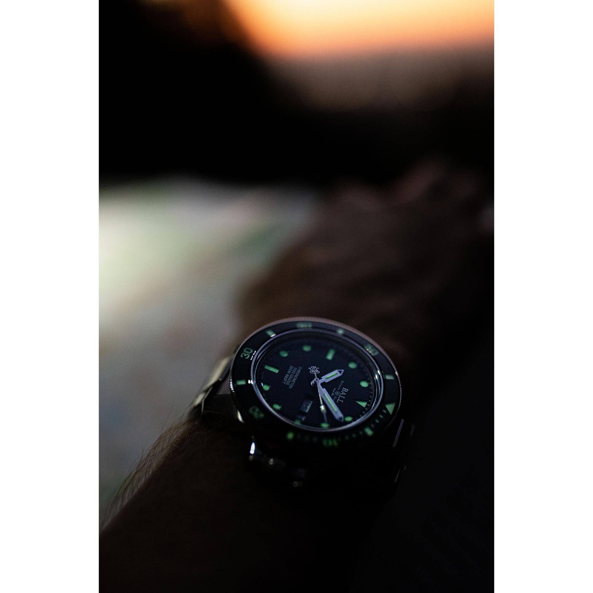 BALL Engineer Hydrocarbon Original Black Dial Stainless Steel Men’s Watch DM2118B-SCJ-BK - WatchNation