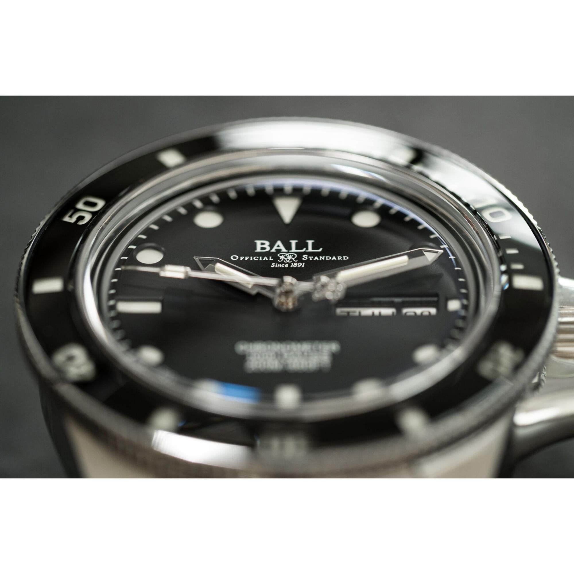 BALL Engineer Hydrocarbon Original Black Dial Stainless Steel Men’s Watch DM2118B-SCJ-BK - WatchNation