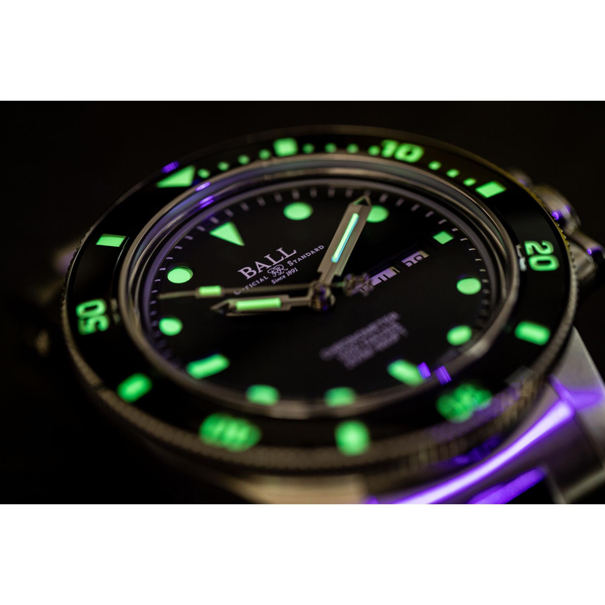 BALL Engineer Hydrocarbon Original Black Dial Stainless Steel Men’s Watch DM2118B-SCJ-BK - WatchNation