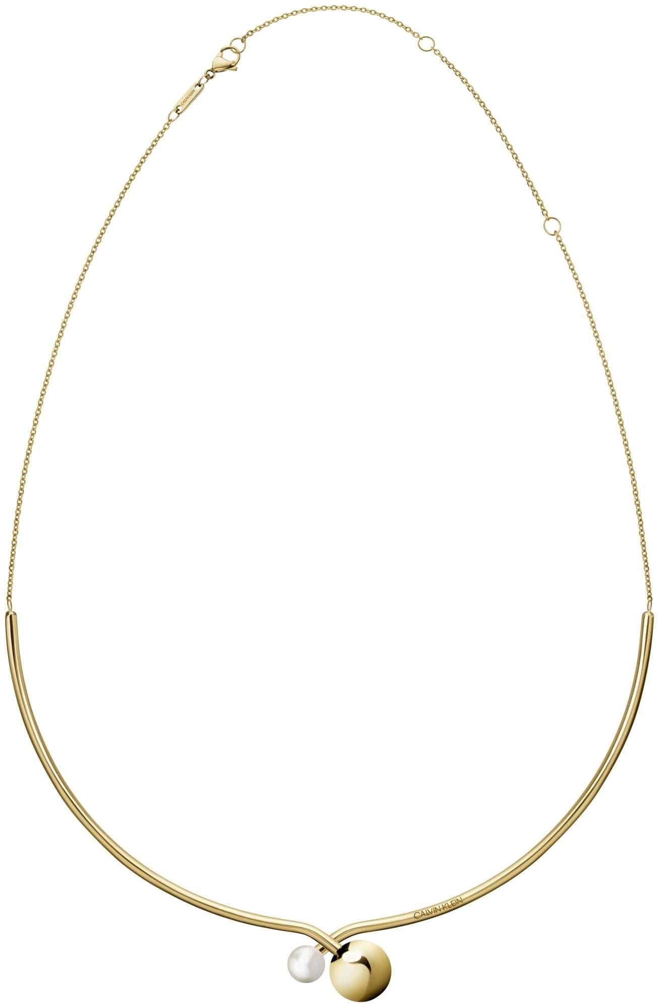 Calvin Klein Bubbly Gold PVD Stainless Steel Necklace Jewellery KJ9RJJ140100