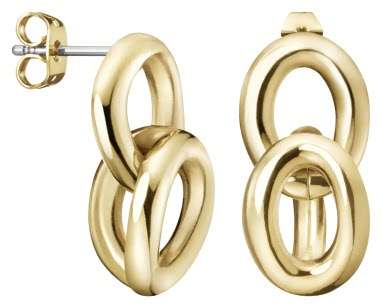 Calvin Klein Statement Gold PVD Edelstahl Ohrhänger KJALJE100200