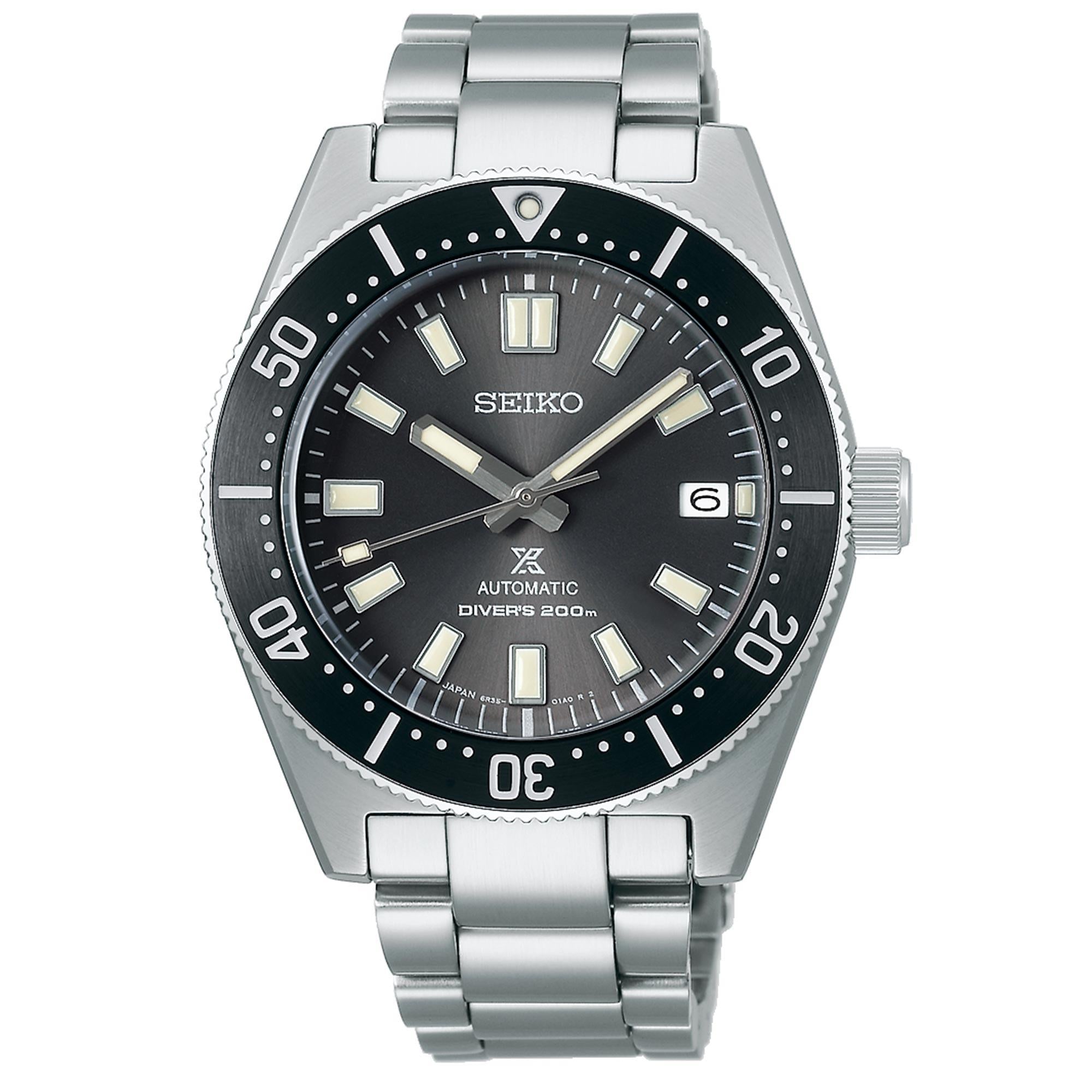 Seiko Prospex '1965 Diver's Recreation' Automatik Graues Zifferblatt Edelstahl Herrenuhr SPB143J1