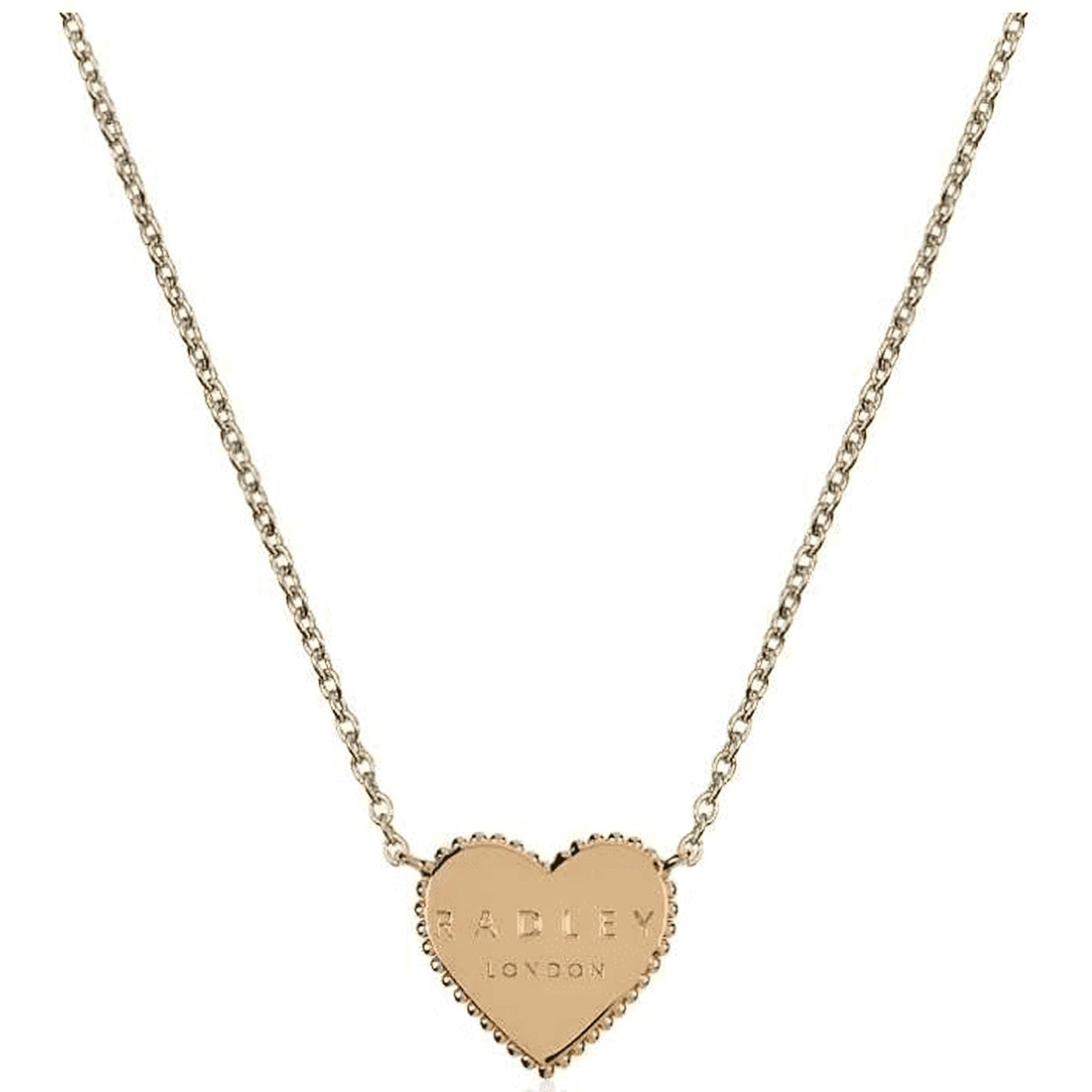 Radley Schmuck Sterling Silber gold plattierte Herz Halskette RYJ2132