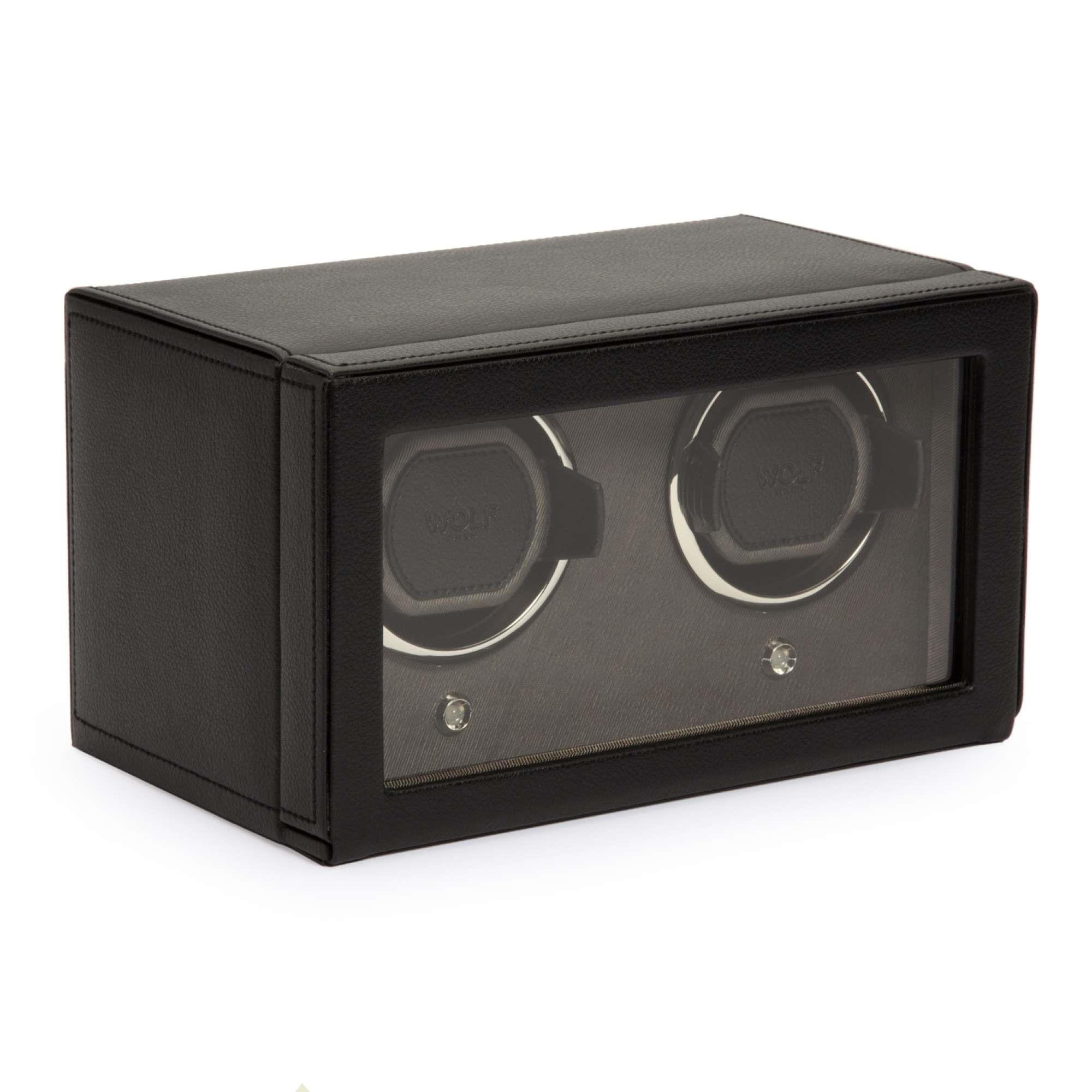 WOLF CUB BLACK DOUBLE WATCH WINDER 461203