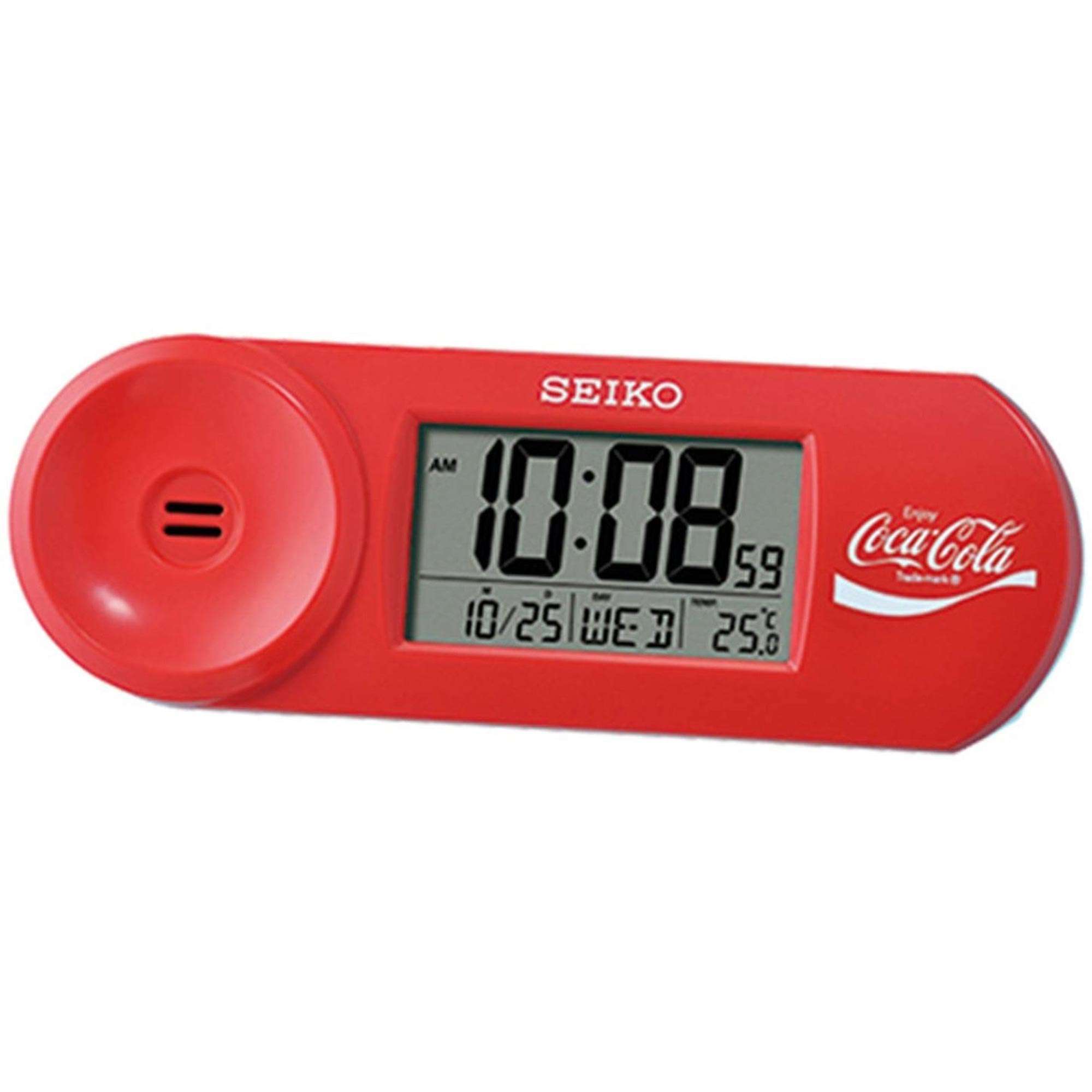 Seiko Coca Cola Quarz Digitaler Wecker QHL902R