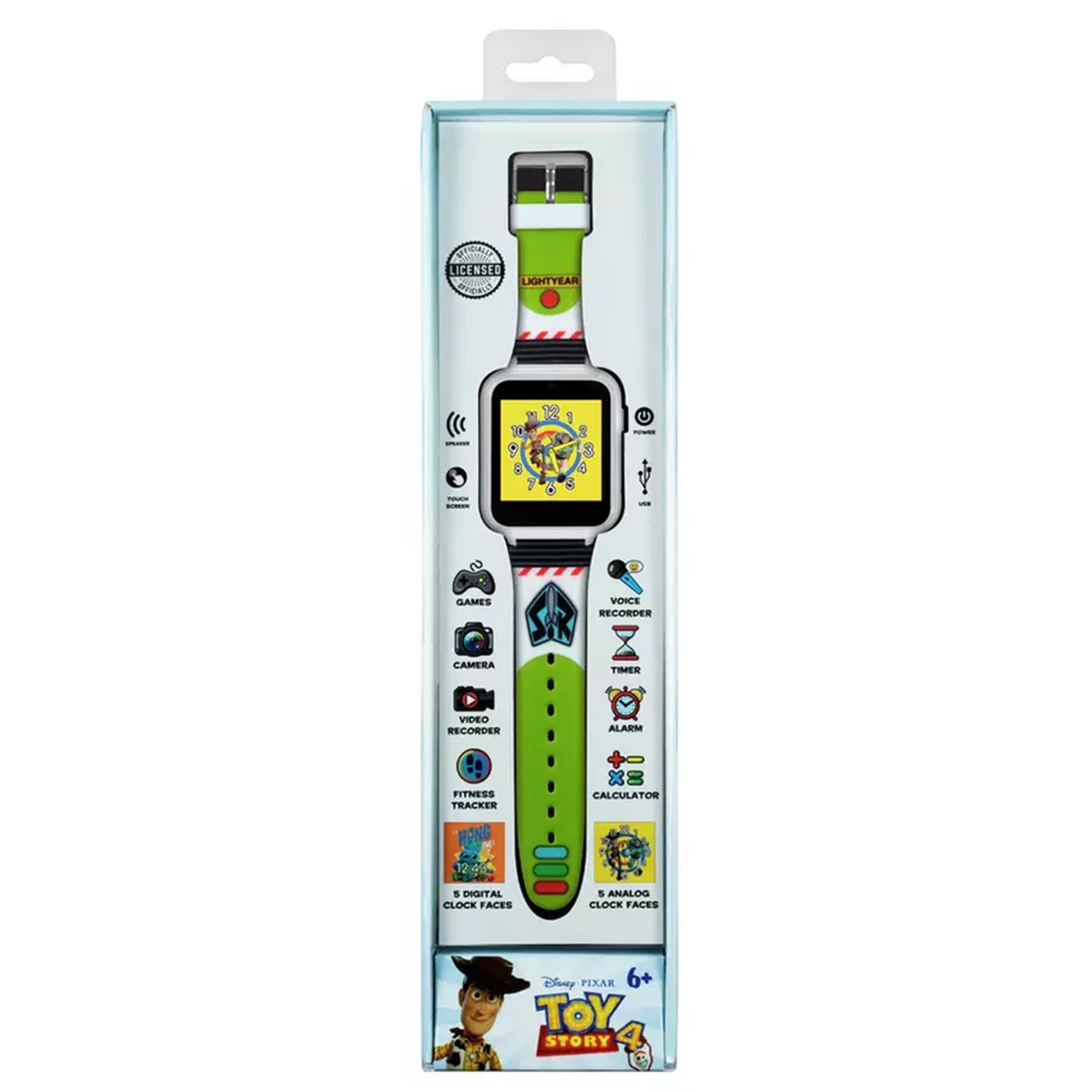 Disney Toy Story Quartz Digital Zifferblatt Gummiarmband Jungen Uhr TYM4103