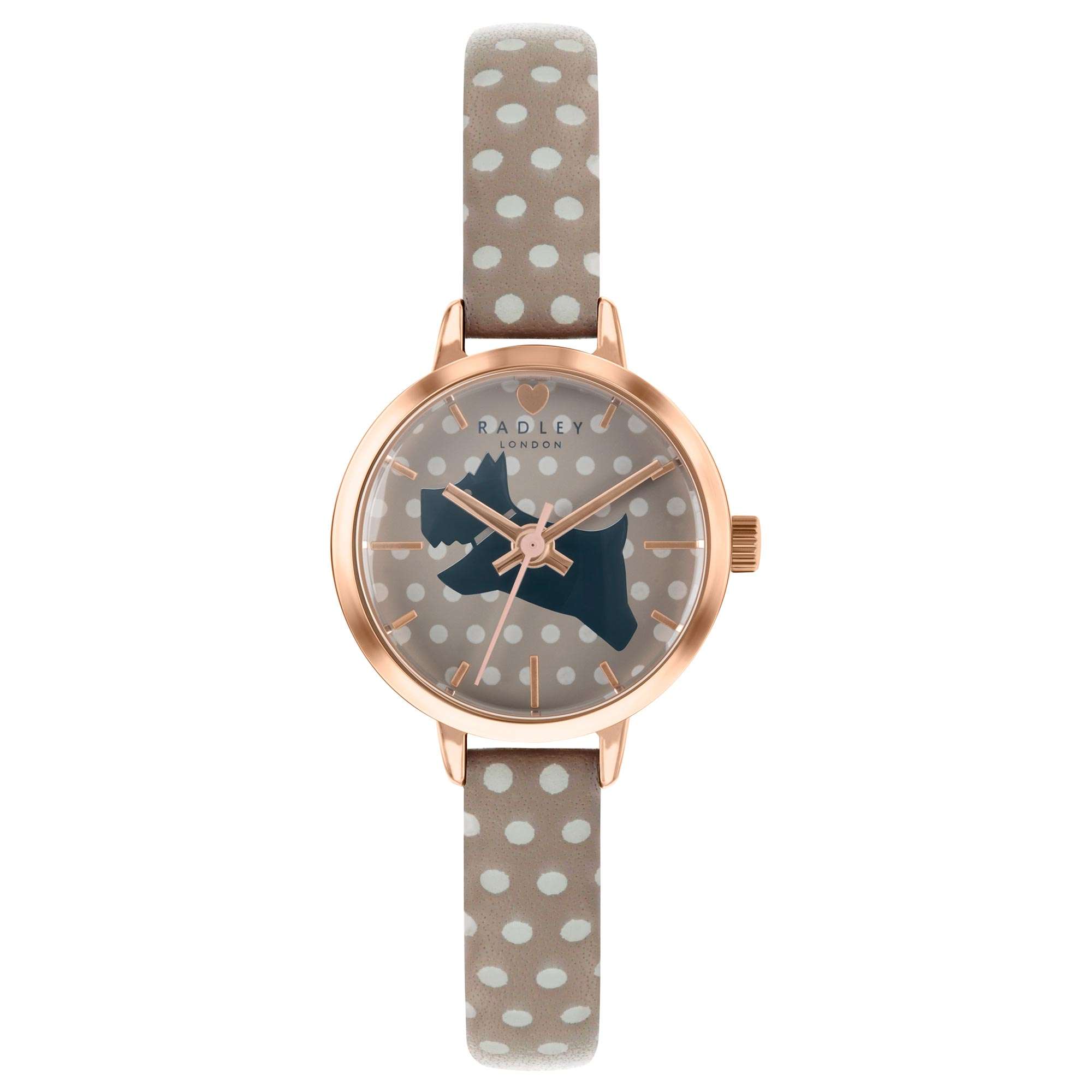 Radley Quarz Graues Zifferblatt Lederarmband Damen Uhr RY2734-S