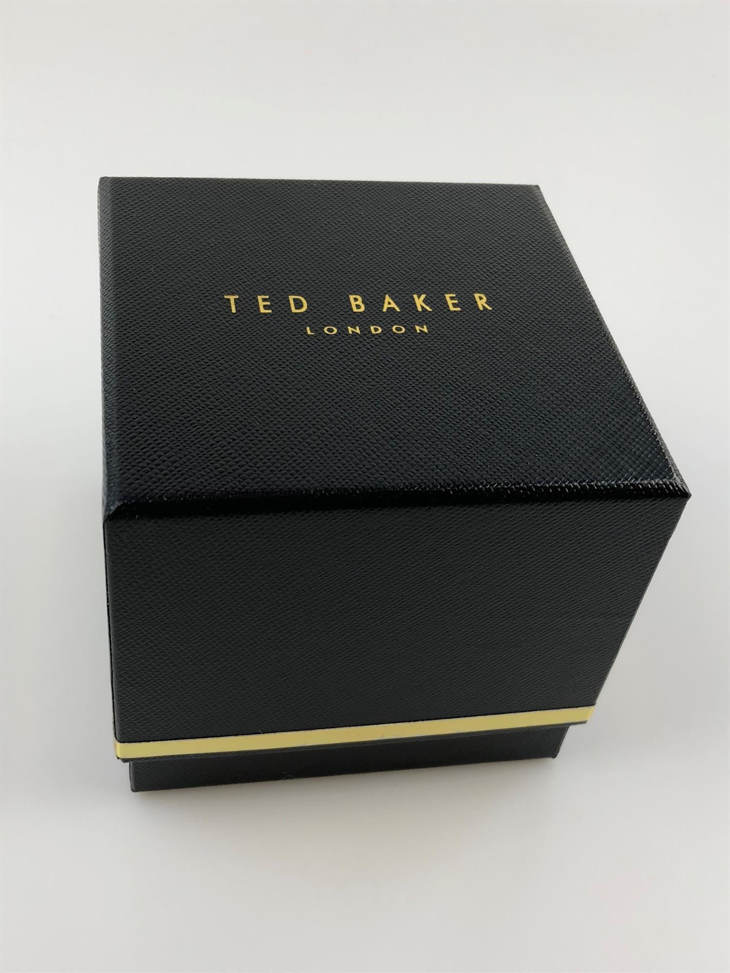 Ted Baker Connor Blaues Zifferblatt Schwarzes Mesh Armband Herren Uhr TE15062008