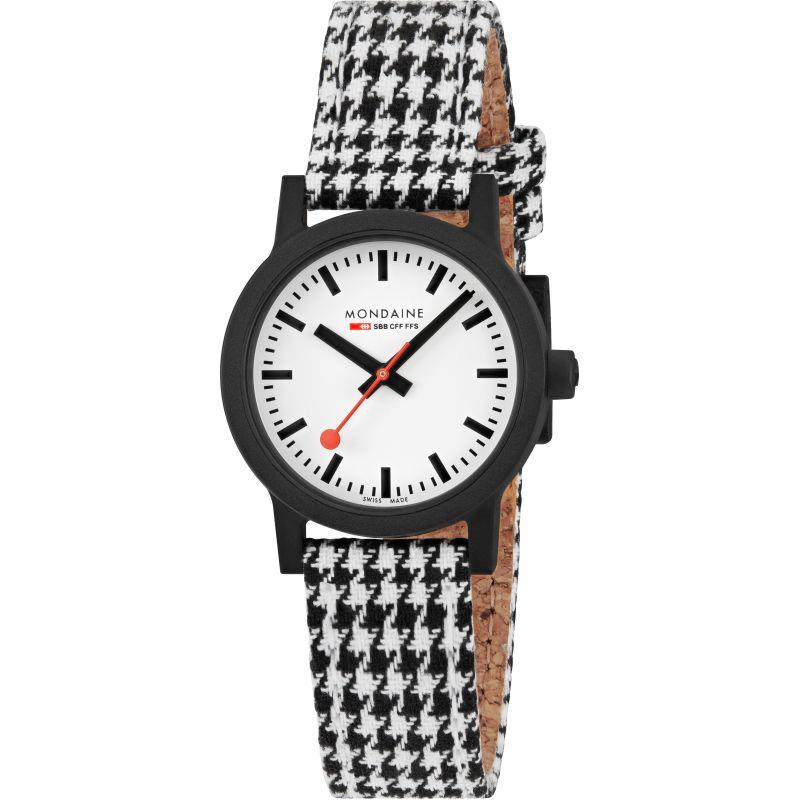 Mondaine Essence Quartz White Dial Watch MS1.32110.LA