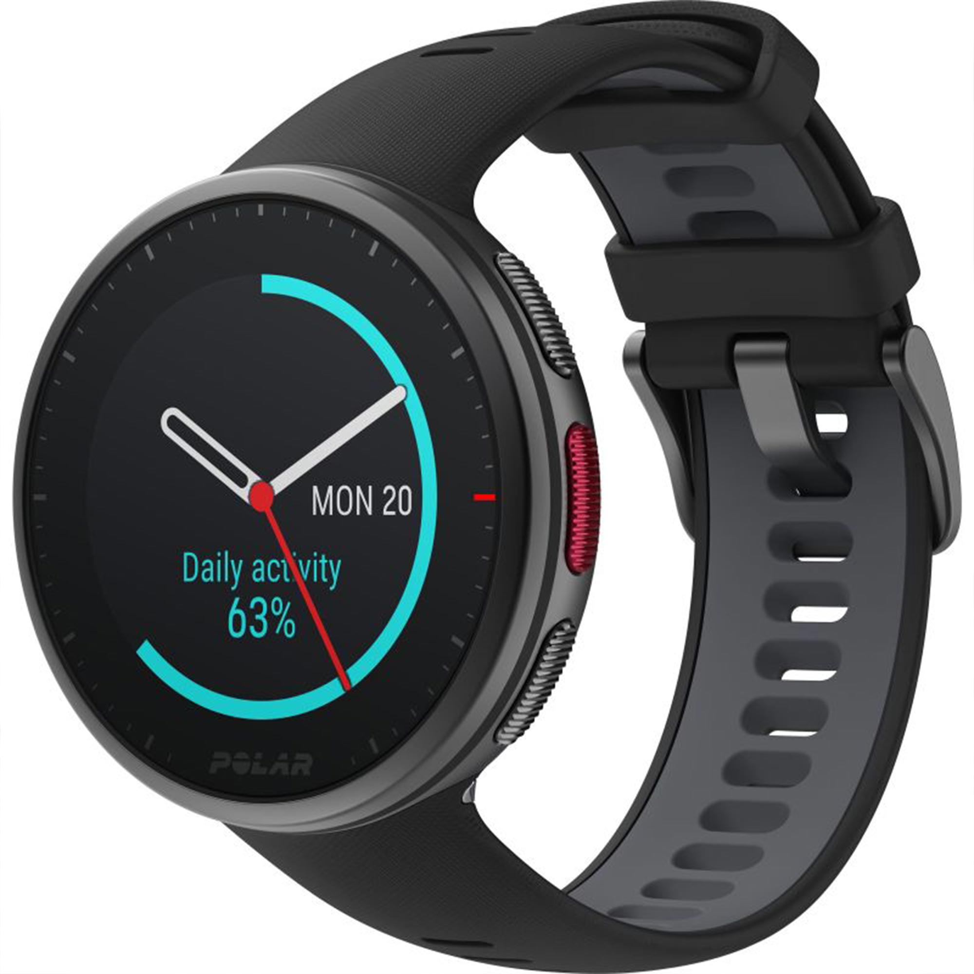 Polar Vantage V2 Quarz Digital Zifferblatt Schwarzes Gummiarmband Smartwatch 90082710